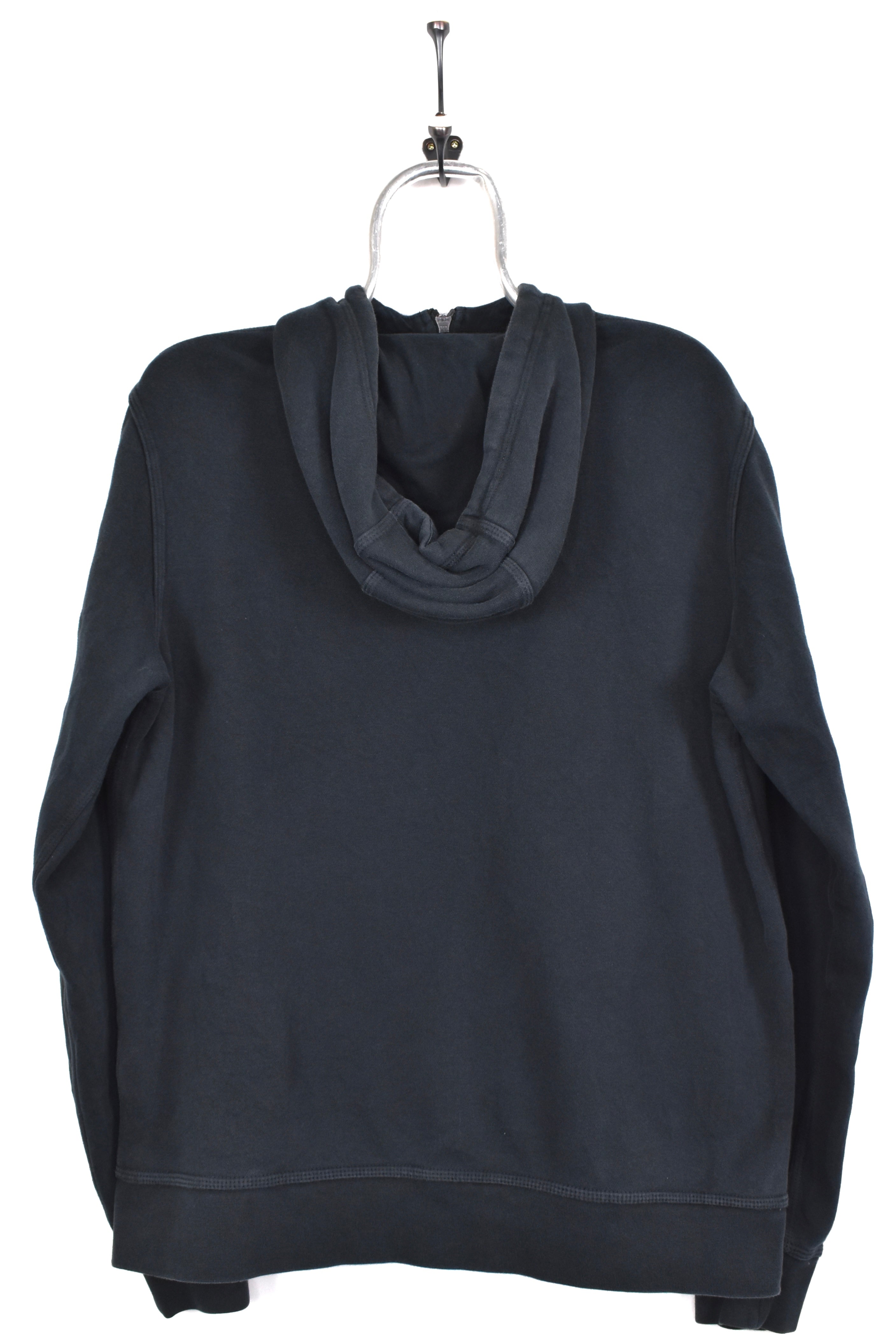 Vintage Nike hoodie, black embroidered sweatshirt - AU Large NIKE