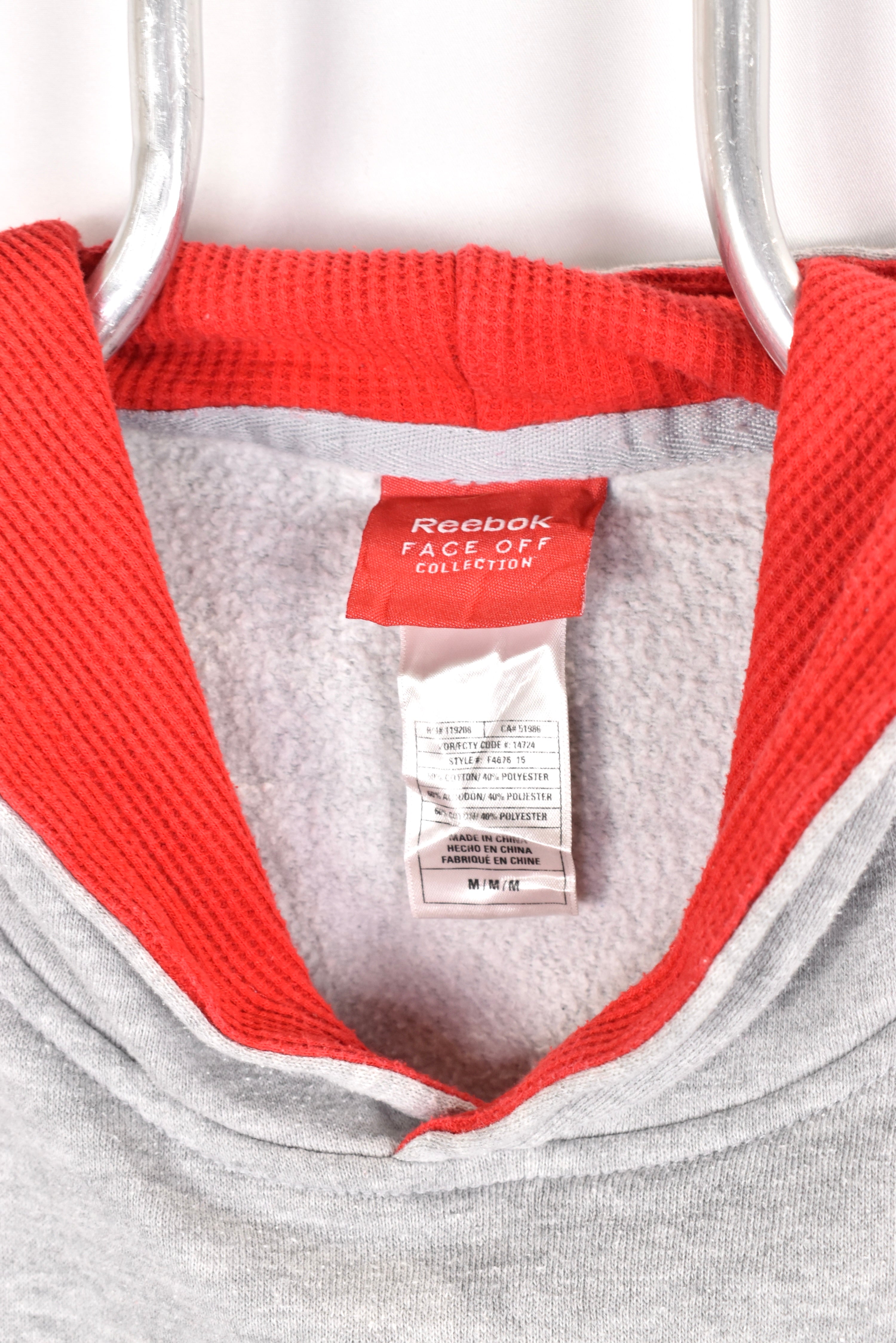 Vintage Titan hockey hoodie, Canadian grey embroidered sweatshirt - AU Medium PRO SPORT