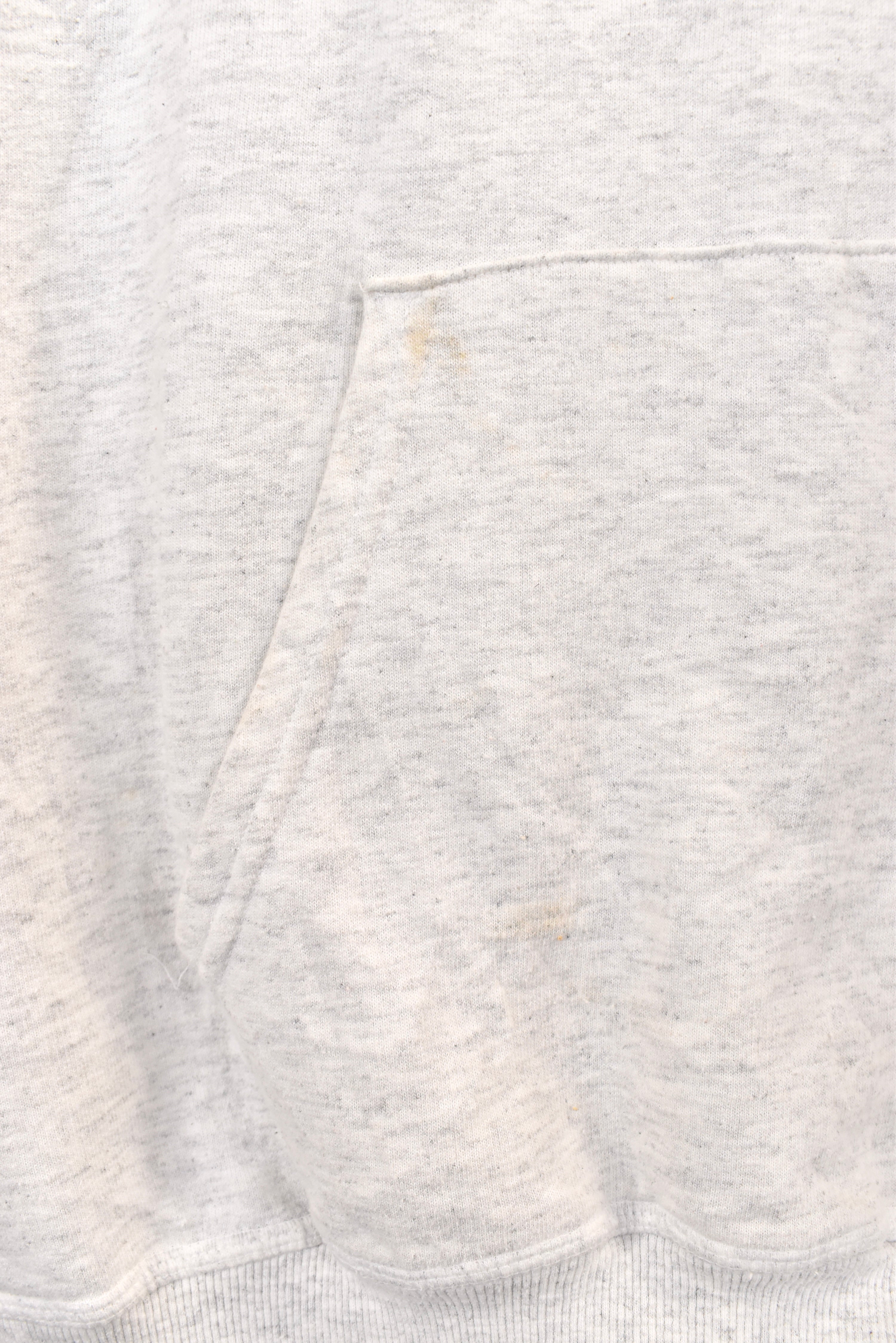 Vintage Champion hoodie, white graphic sweatshirt - AU XXL CHAMPION