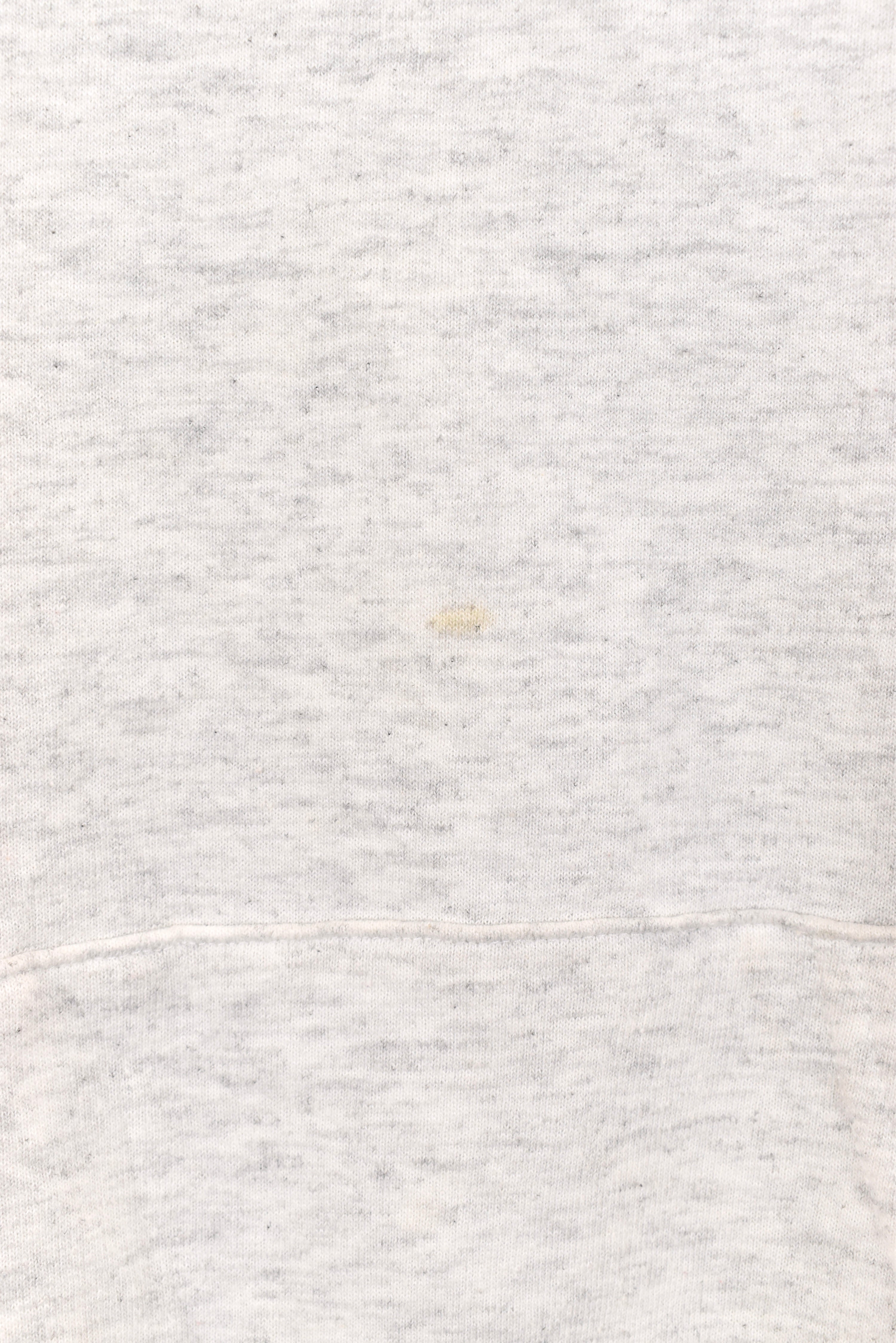 Vintage Champion hoodie, white graphic sweatshirt - AU XXL CHAMPION