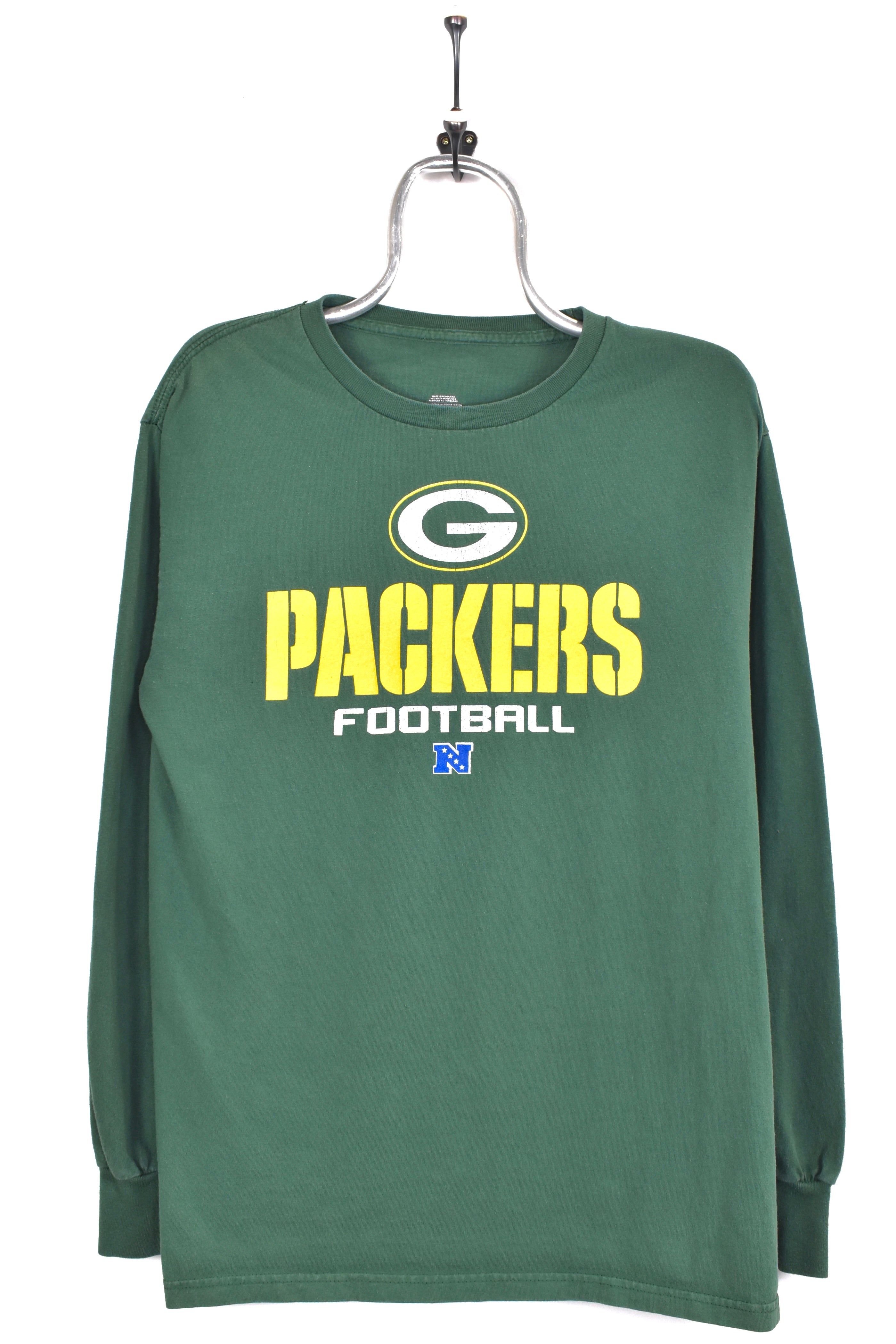 Vintage Green Bay Packers shirt, NFL green graphic tee - AU Medium PRO SPORT