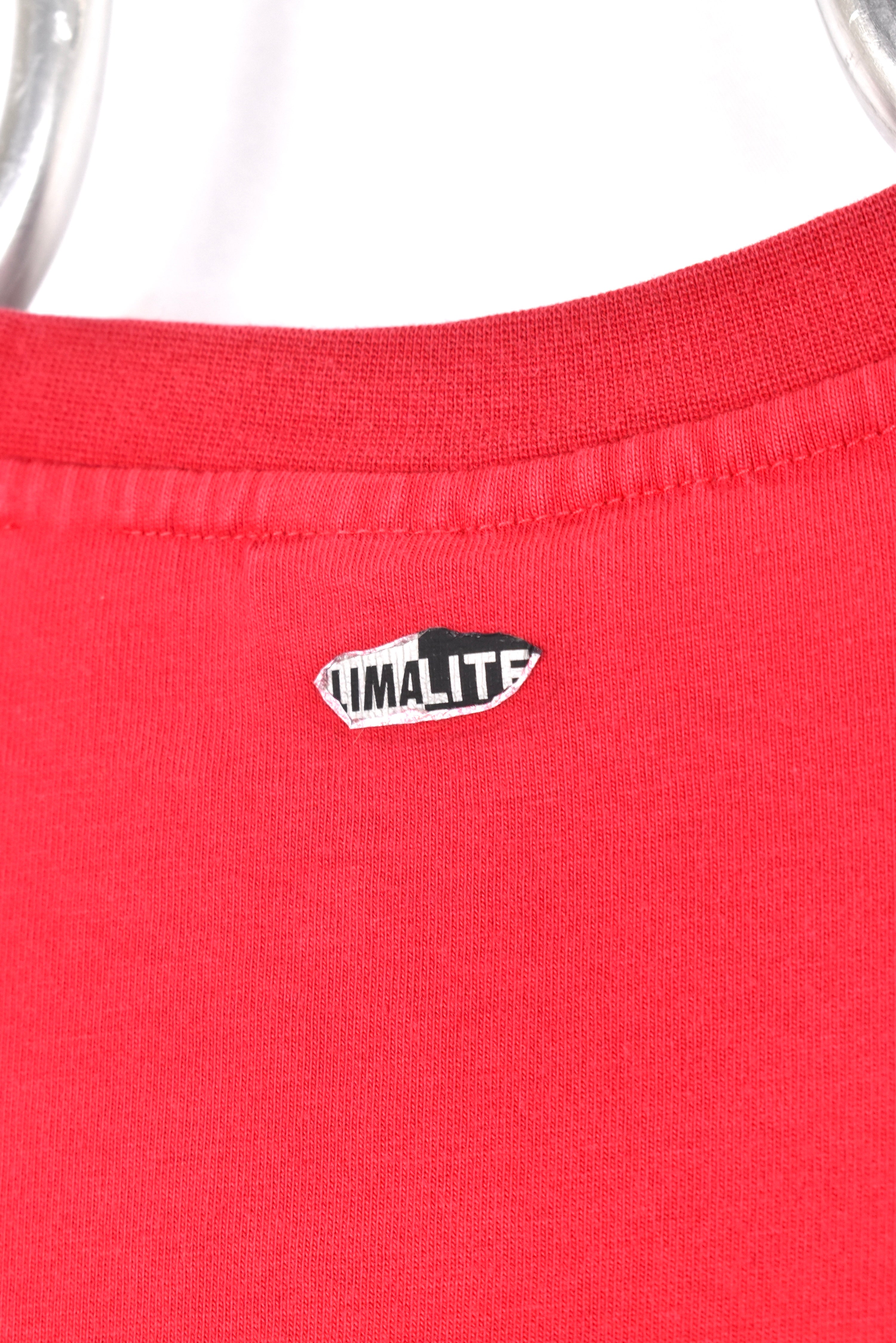 Vintage Adidas shirt, red embroidered tee - AU Small ADIDAS
