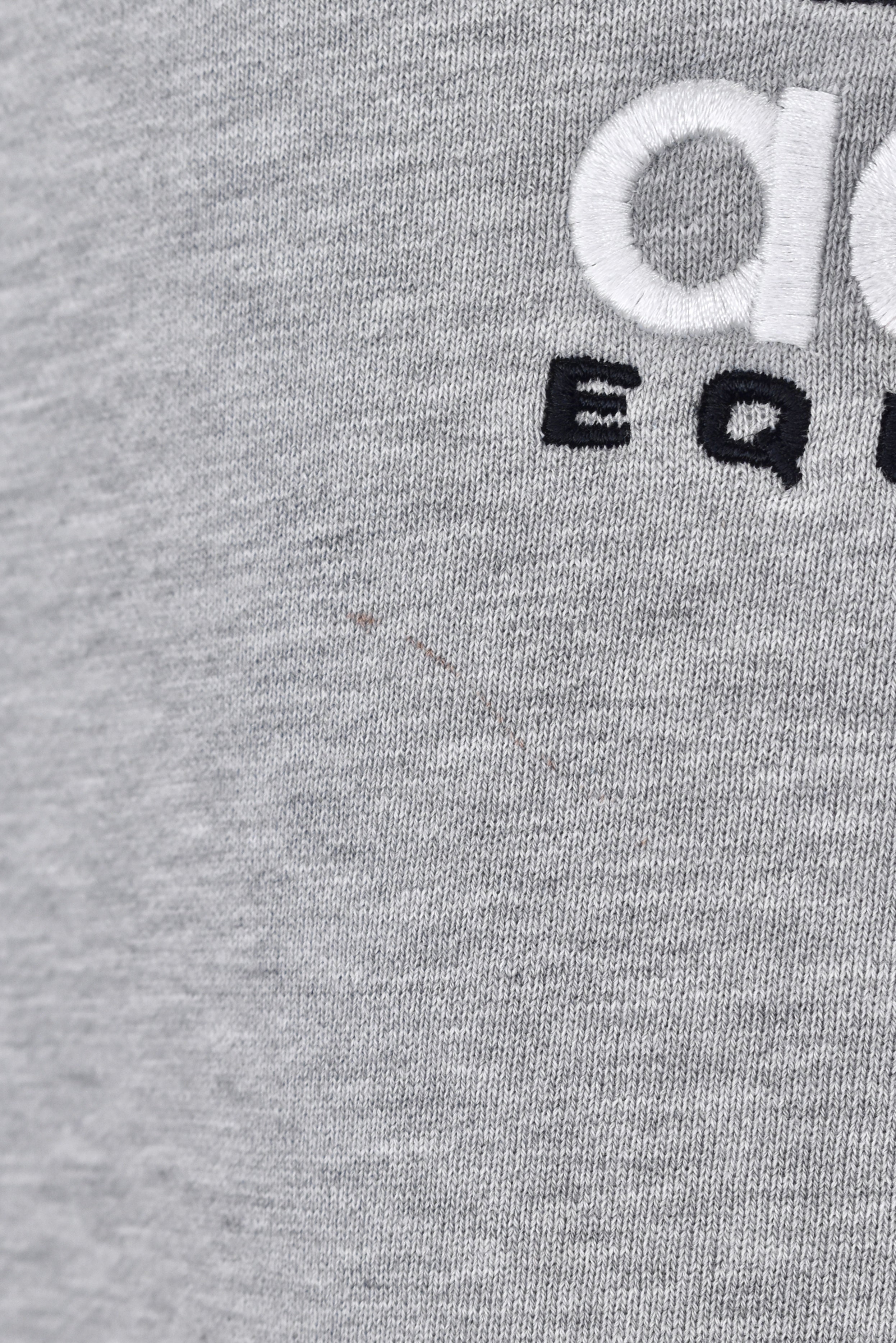 Vintage Adidas Equipment sweatshirt, grey embroidered crewneck - Large