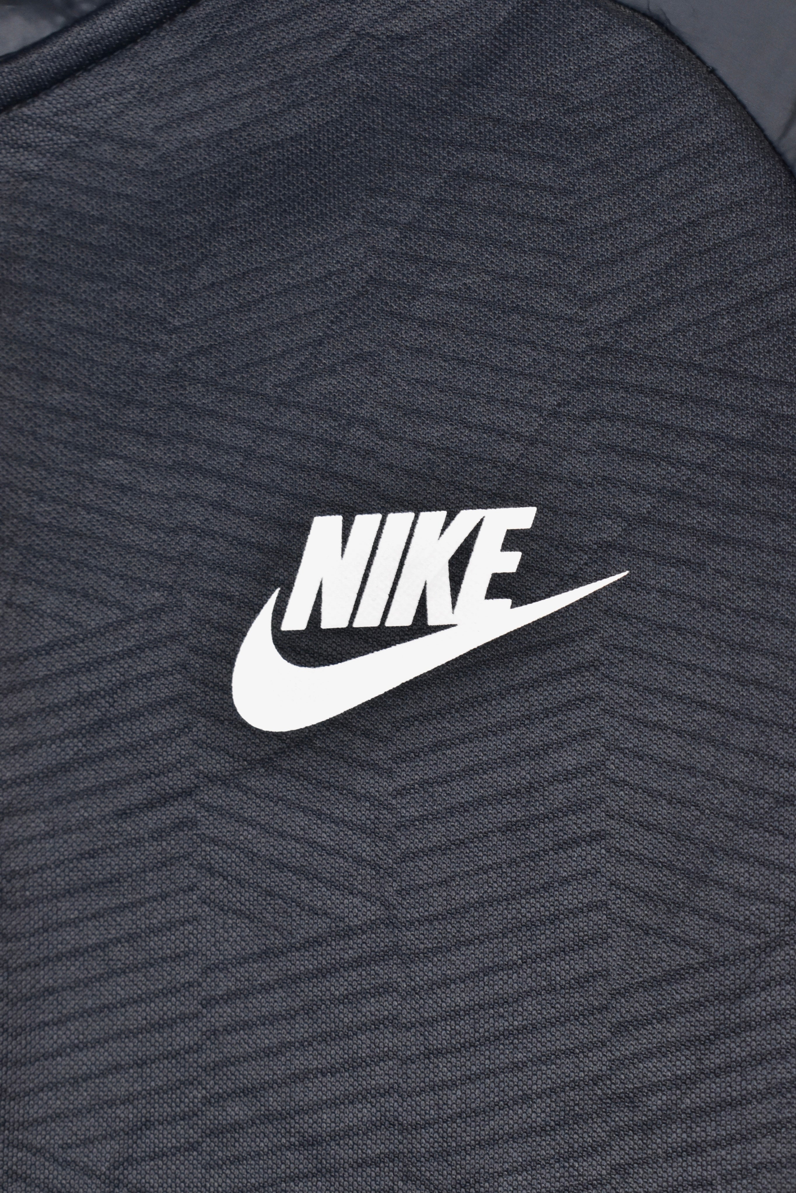 Vintage Nike hoodie, black heavy graphic sweatshirt - AU Medium NIKE