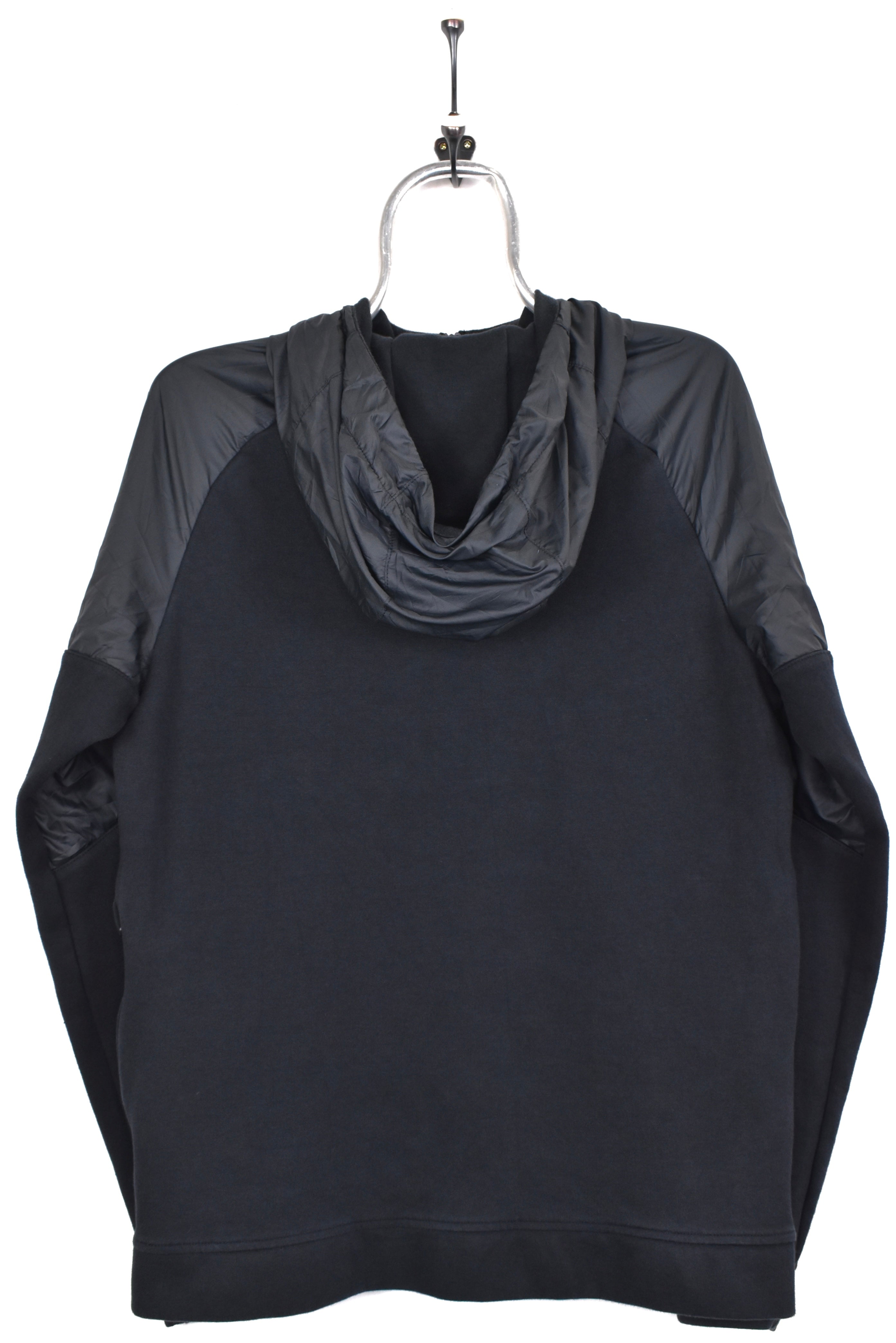 Vintage Nike hoodie, black heavy graphic sweatshirt - AU Medium NIKE