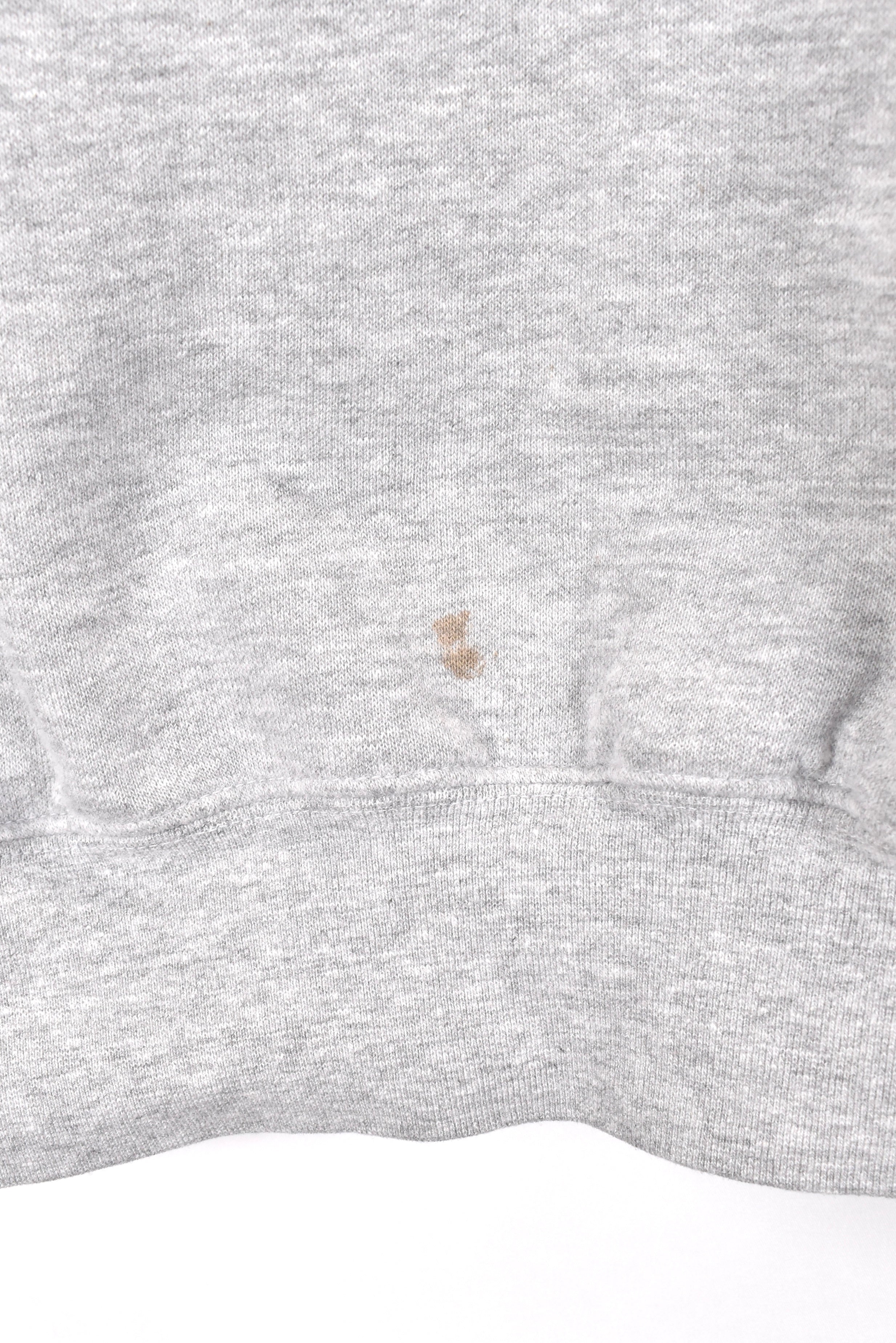 Vintage Penn State University hoodie, grey embroidered sweatshirt - AU Large COLLEGE