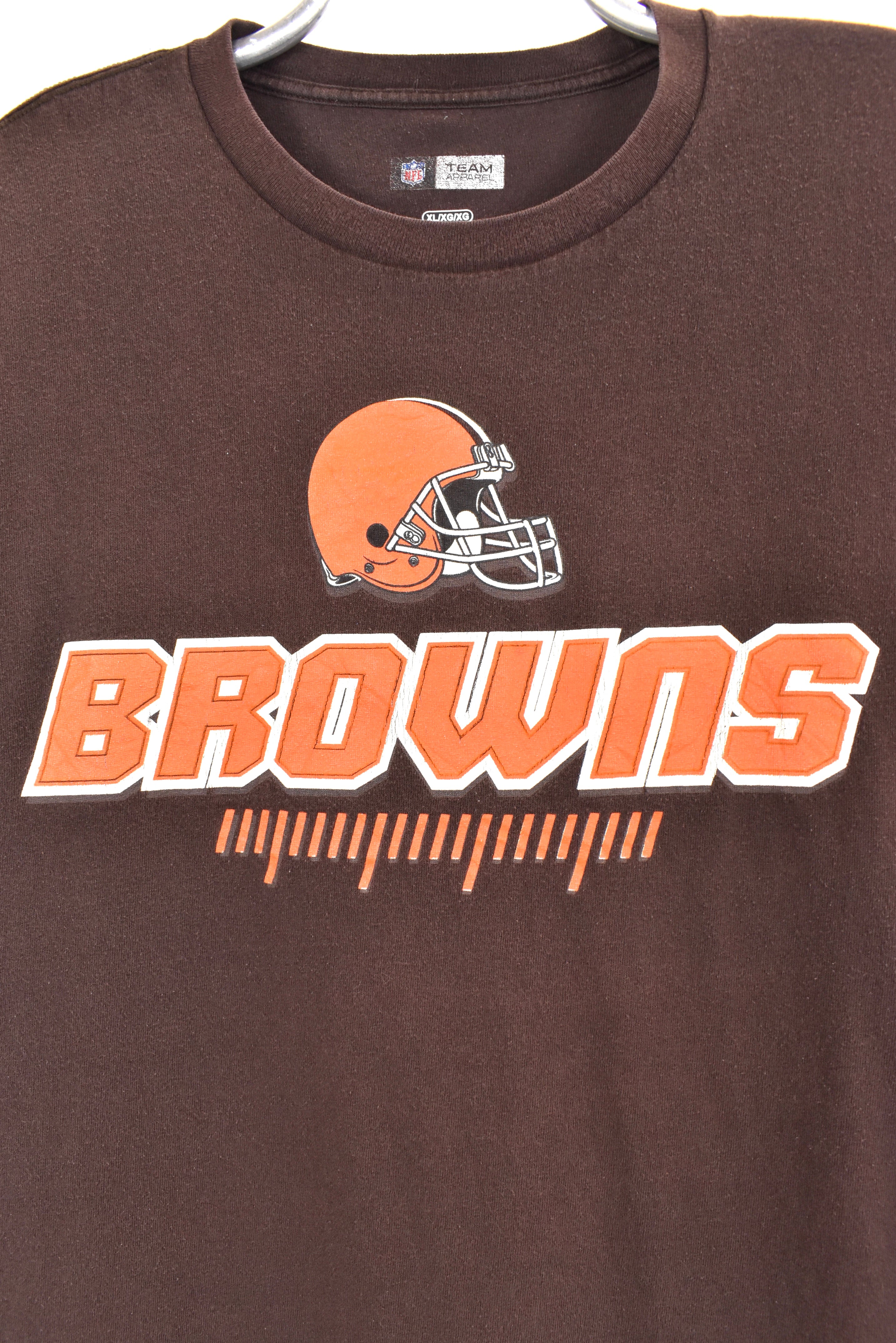 Vintage Cleveland Browns shirt, NFL brown graphic tee - AU Large PRO SPORT