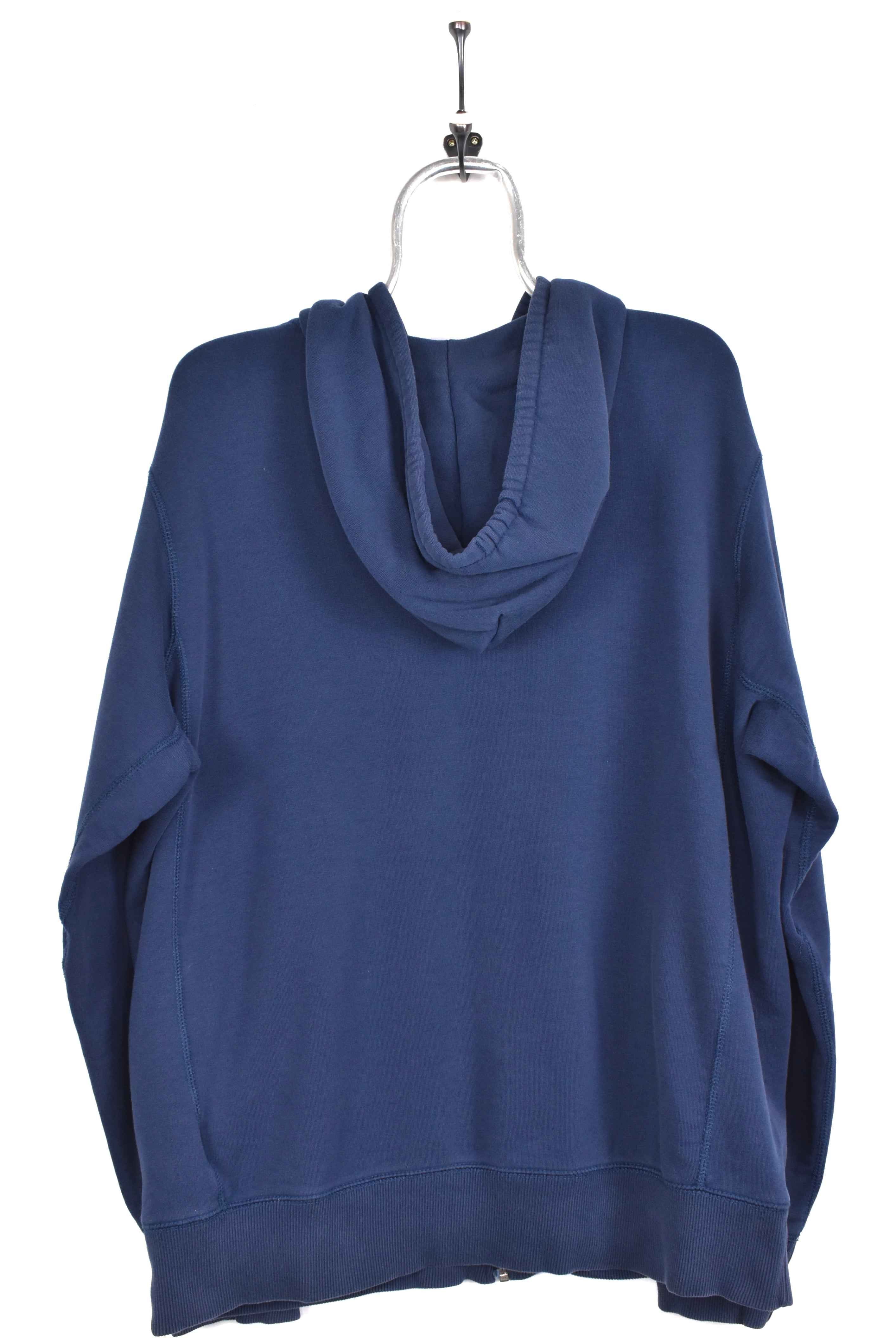 Vintage Nike hoodie, navy blue embroidered sweatshirt - AU XL NIKE