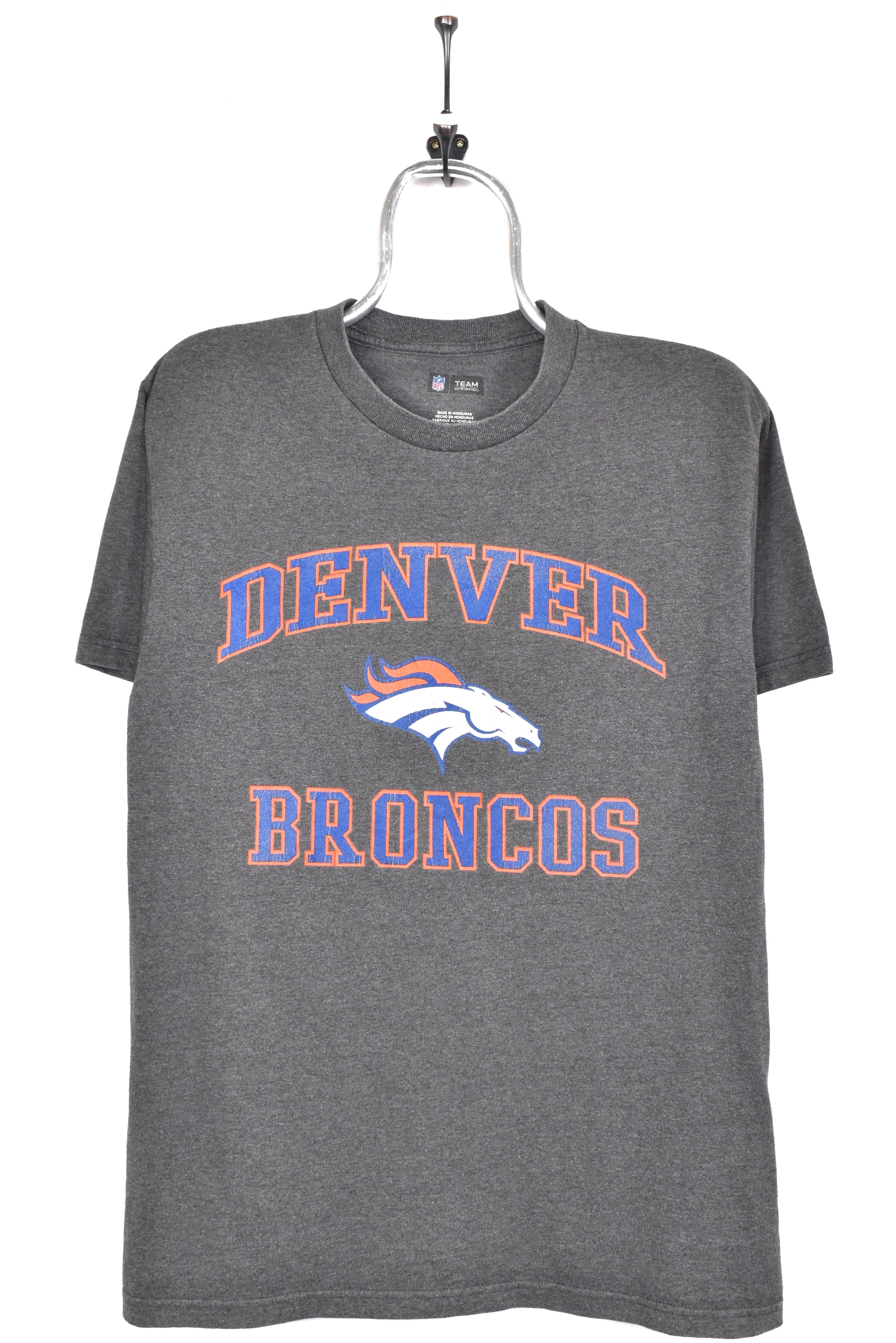 Vintage Denver Broncos shirt, NFL grey graphic tee - AU Medium PRO SPORT