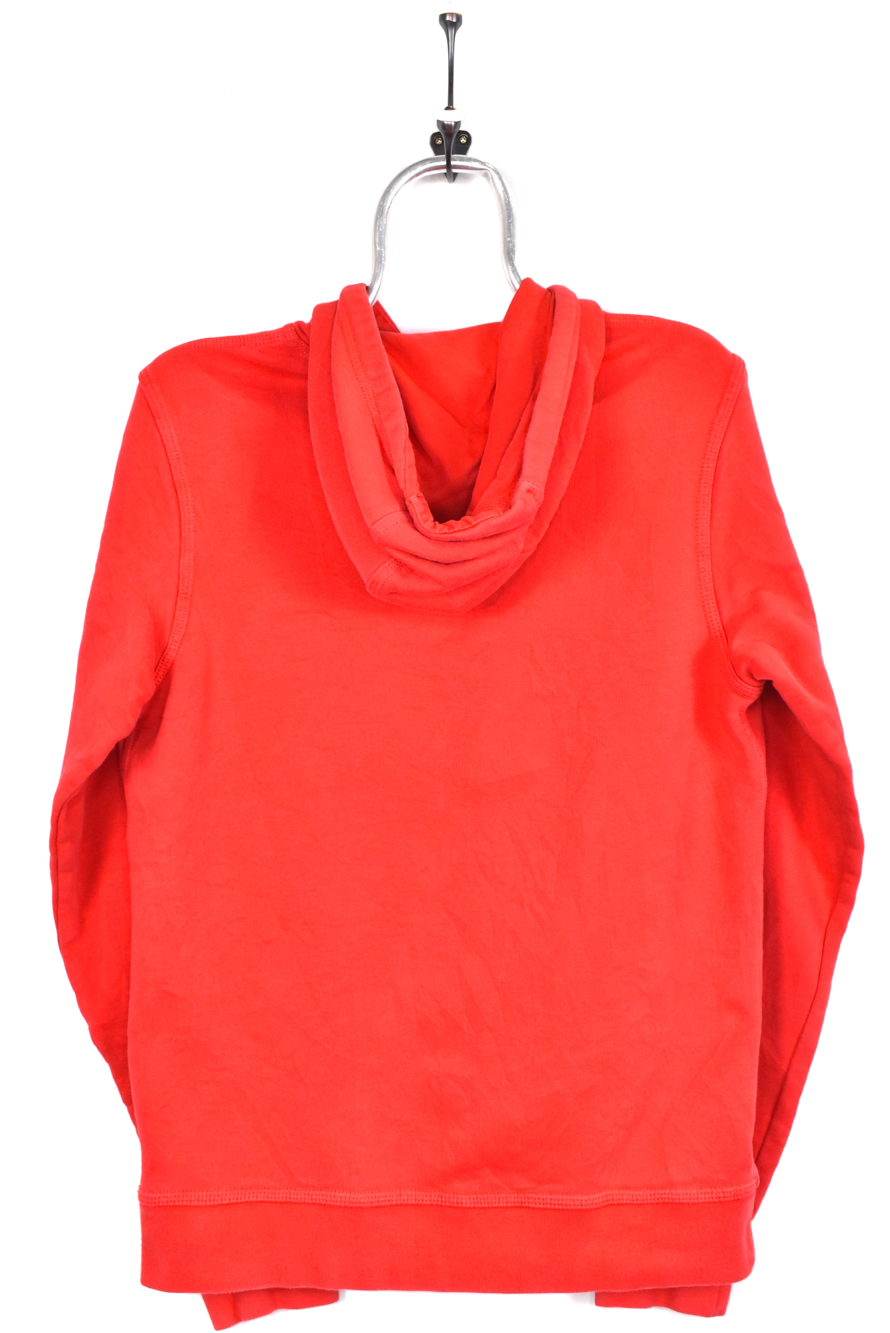 Vintage Nike hoodie, red embroidered sweatshirt - AU Small NIKE