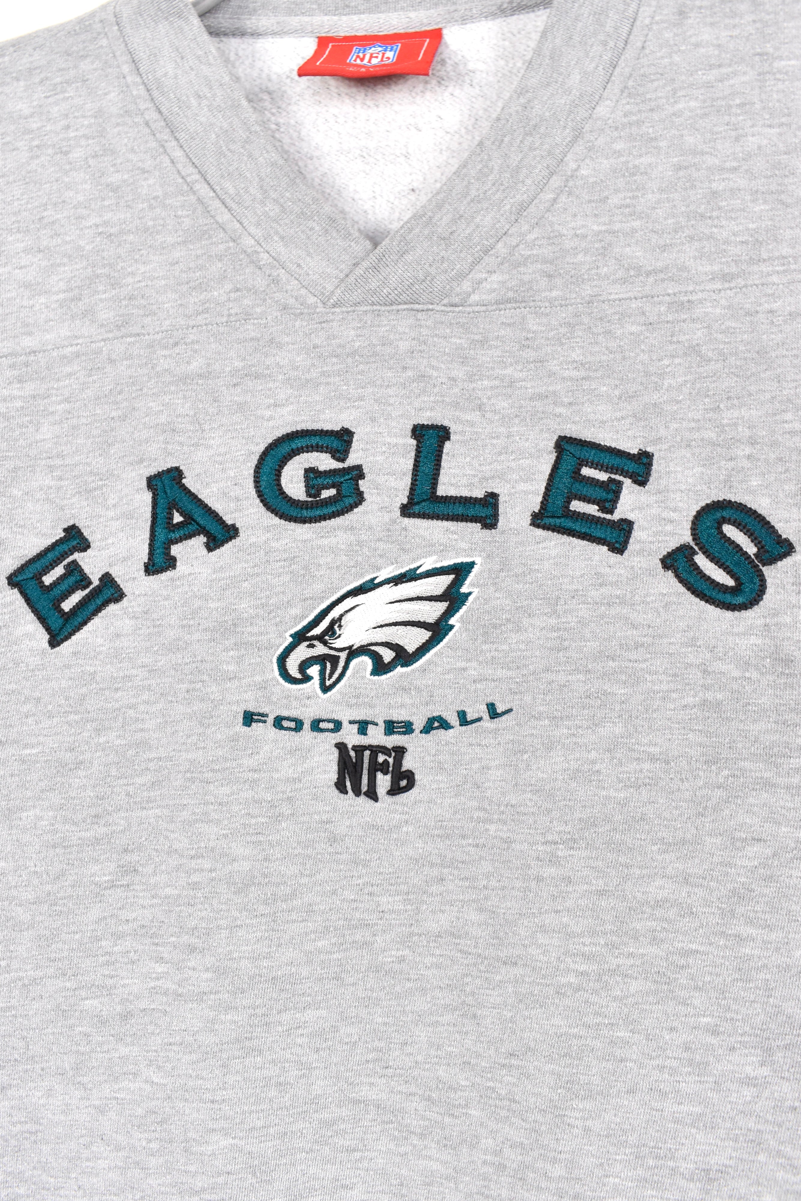 Vintage Philadelphia Eagles sweatshirt, NFL grey embroidered crewneck - AU XL PRO SPORT