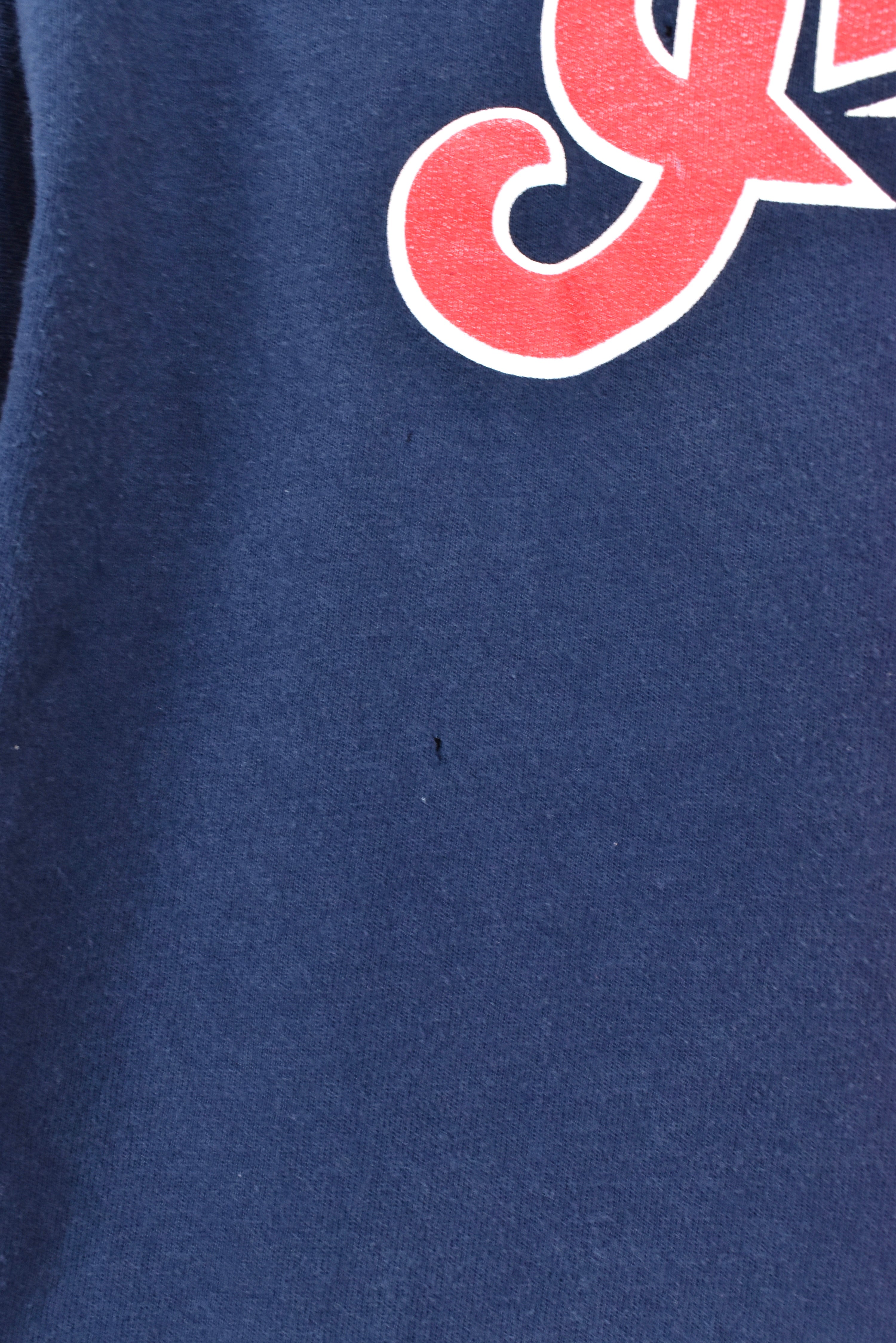 Vintage Cleveland Indians shirt, MLB navy blue graphic tee - AU Large PRO SPORT