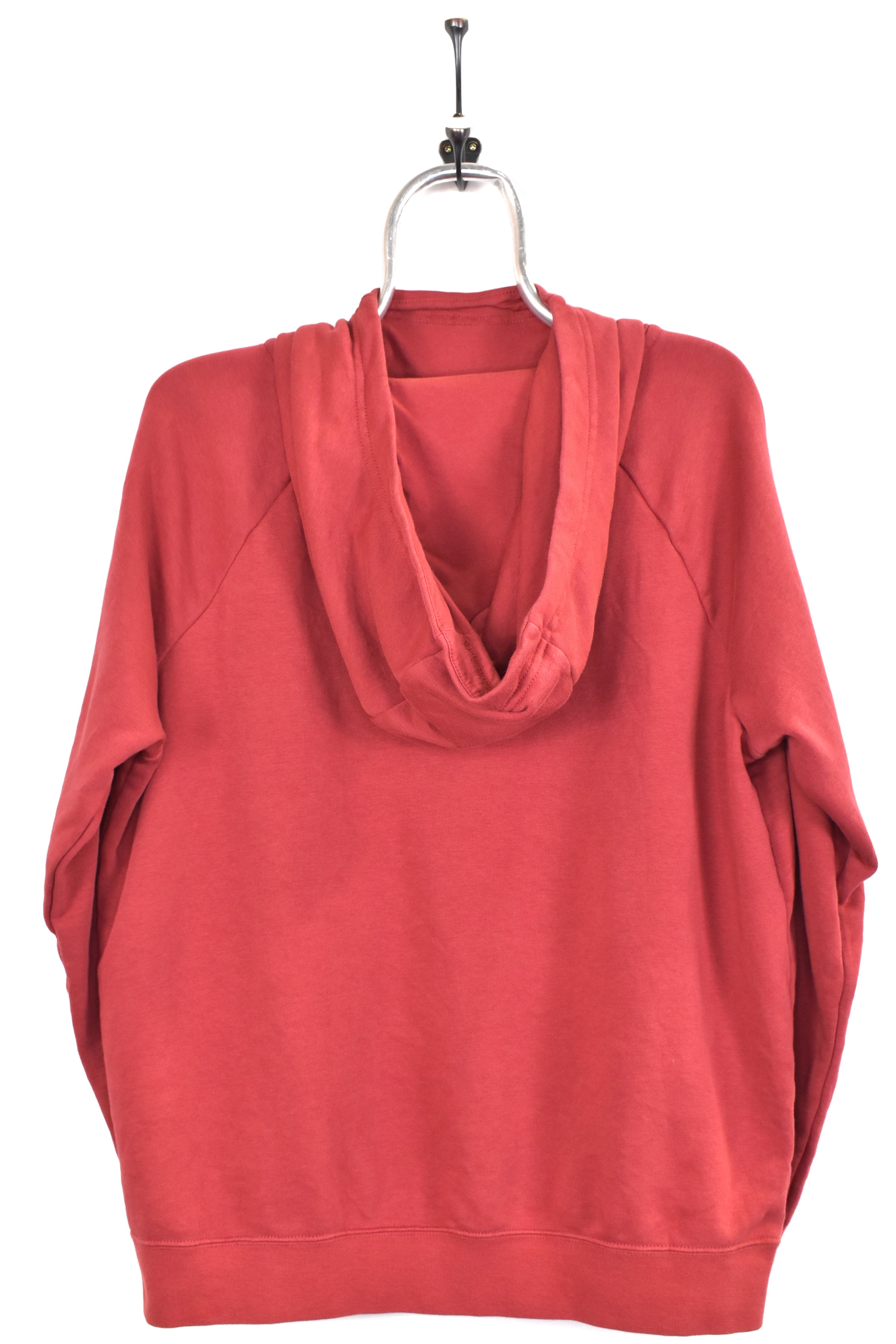 Vintage Nike hoodie, red embroidered sweatshirt - AU Medium NIKE