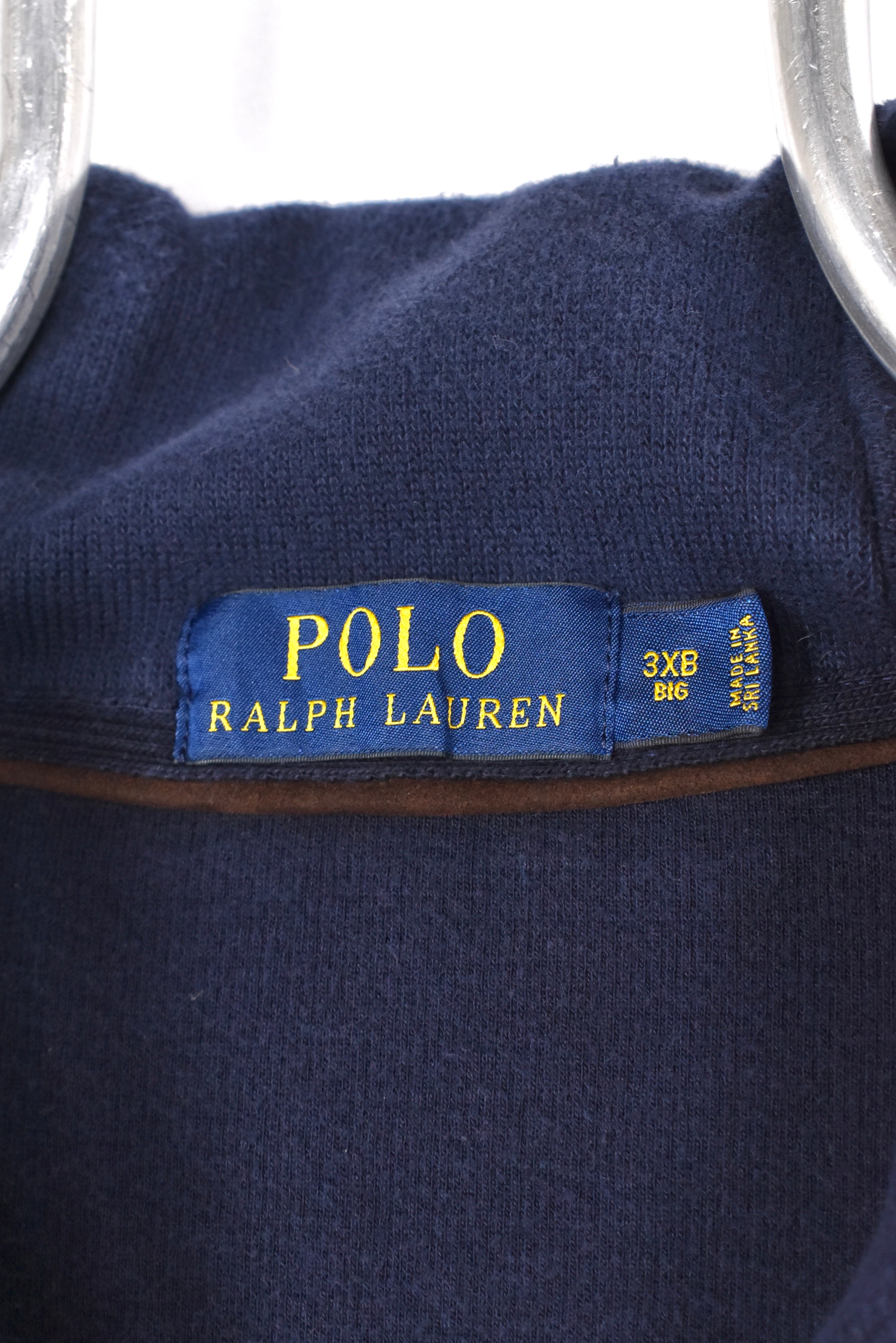 Vintage Ralph Lauren sweatshirt, navy blue embroidered jumper - AU XXXL RALPH LAUREN