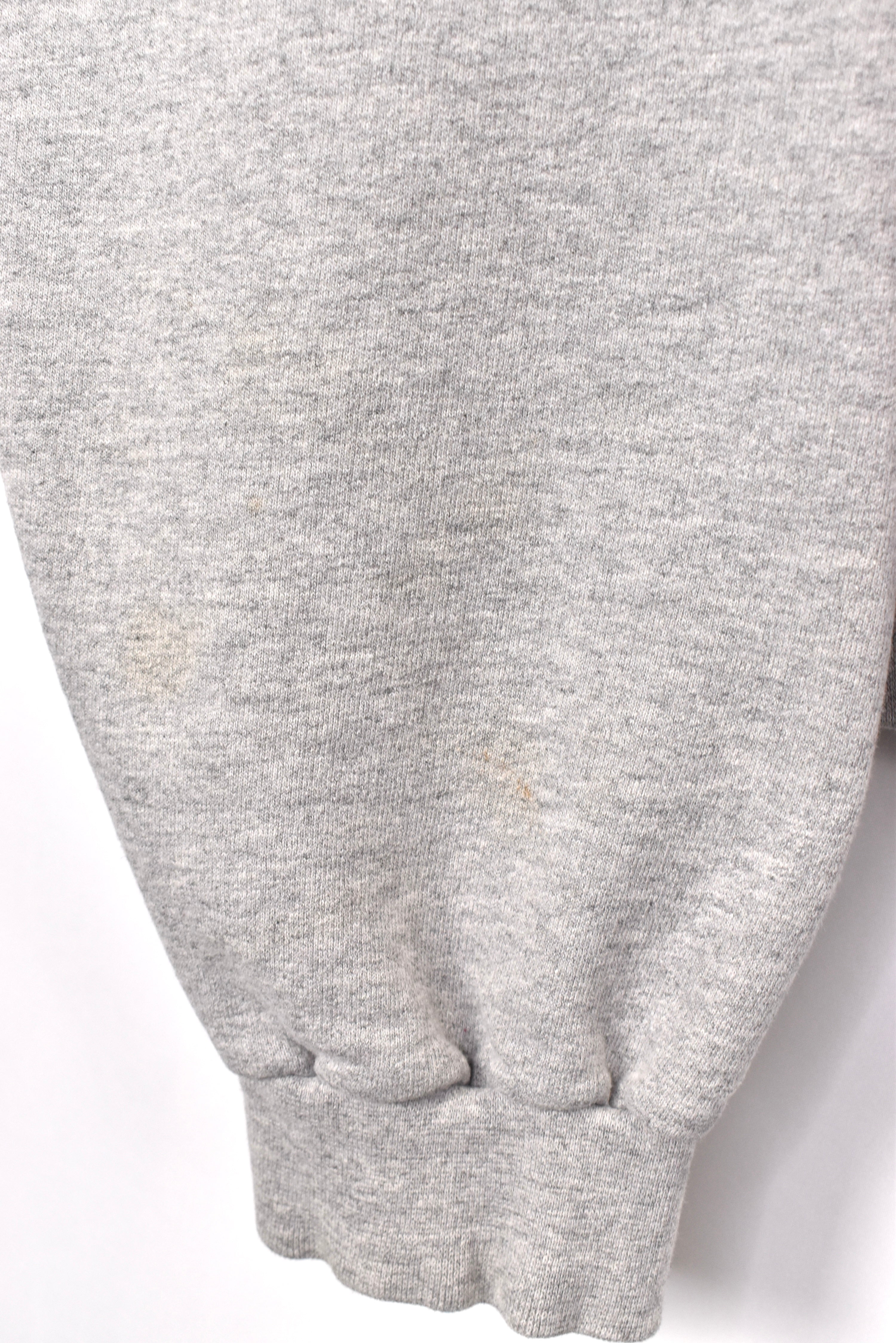 Vintage Champion sweatshirt, basic grey embroidered crewneck - AU XXL CHAMPION