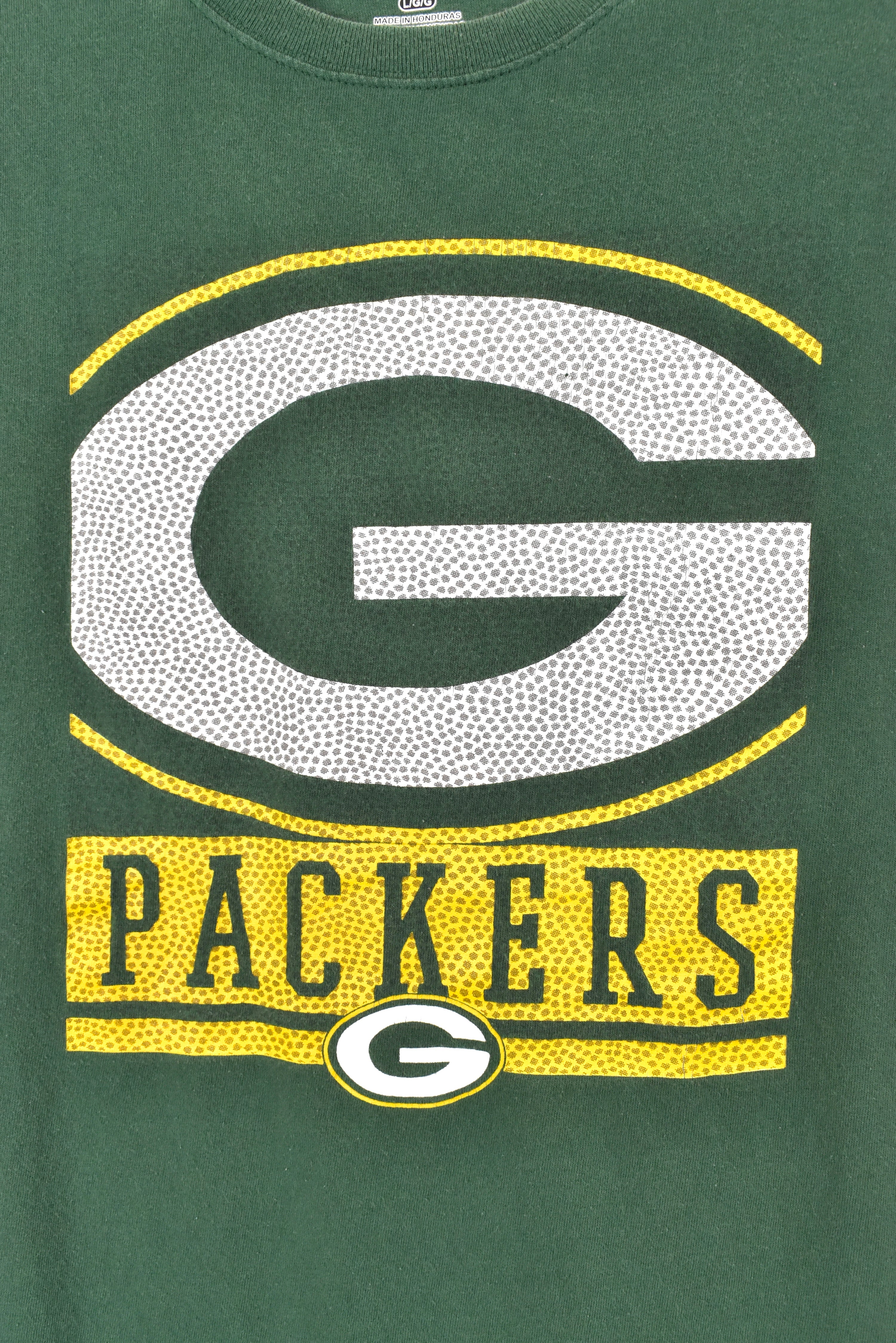 Vintage Green Bay Packers shirt, NFL green graphic tee - AU Medium PRO SPORT