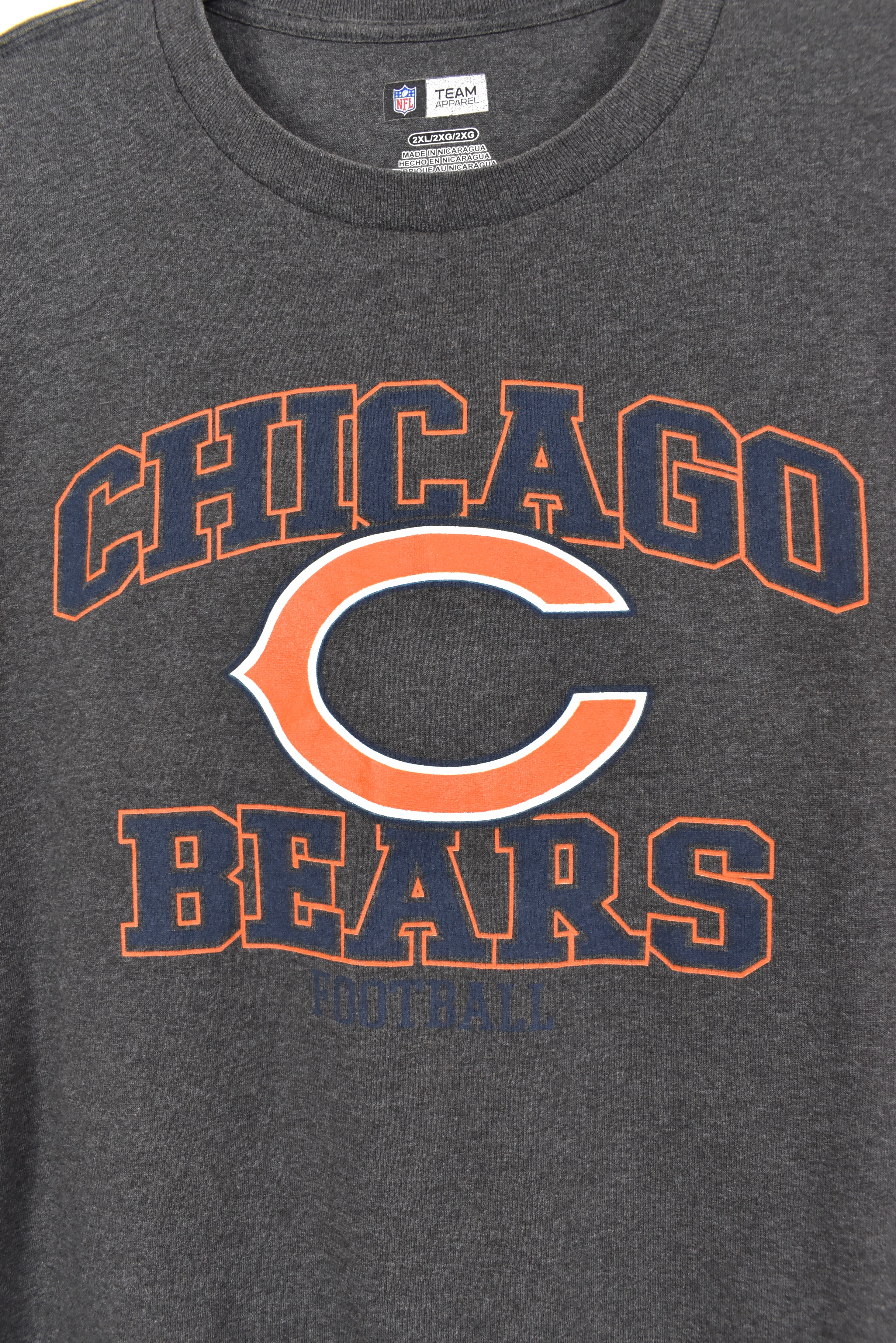 Vintage Chicago Bears shirt, NFL grey graphic tee - AU XXL PRO SPORT