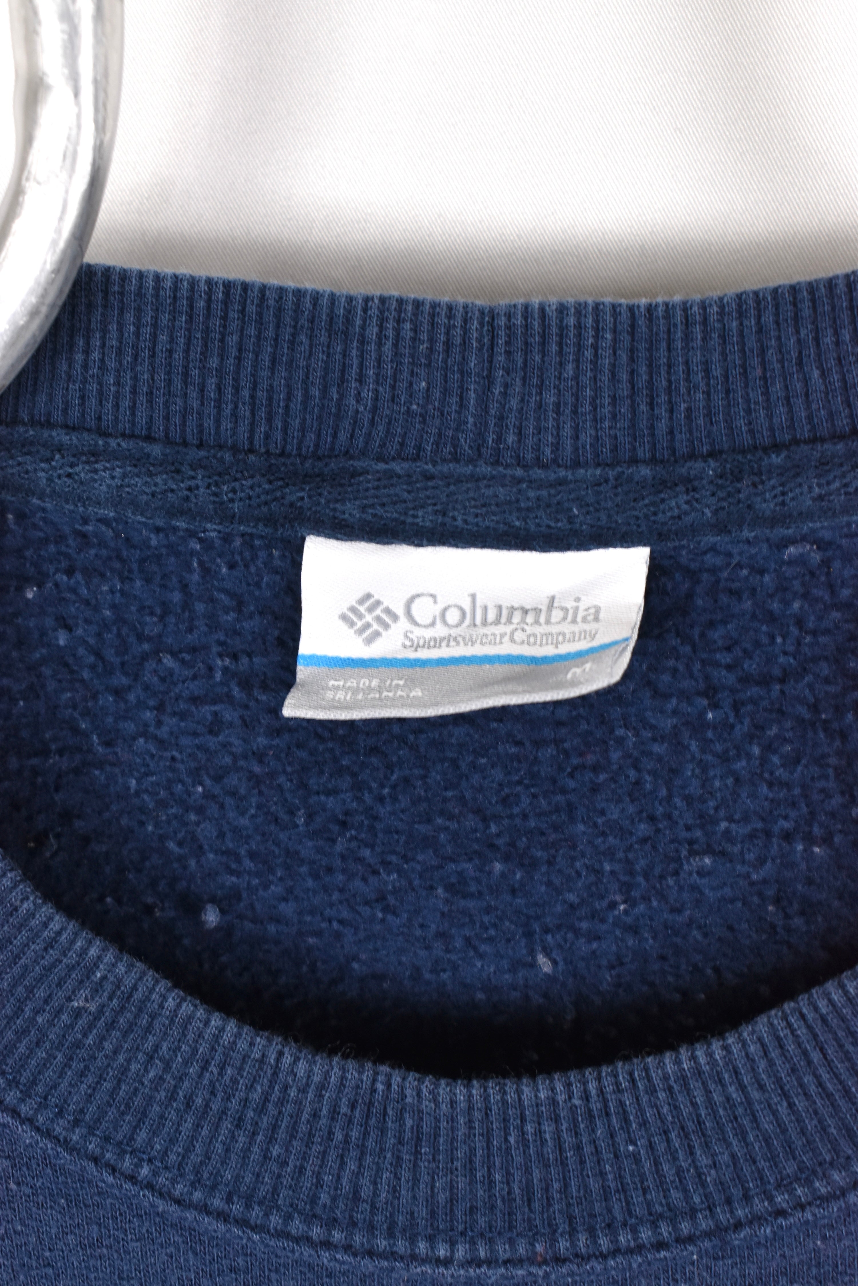 Vintage Columbia sweatshirt, navy blue embroidered crewneck - AU Medium COLUMBIA