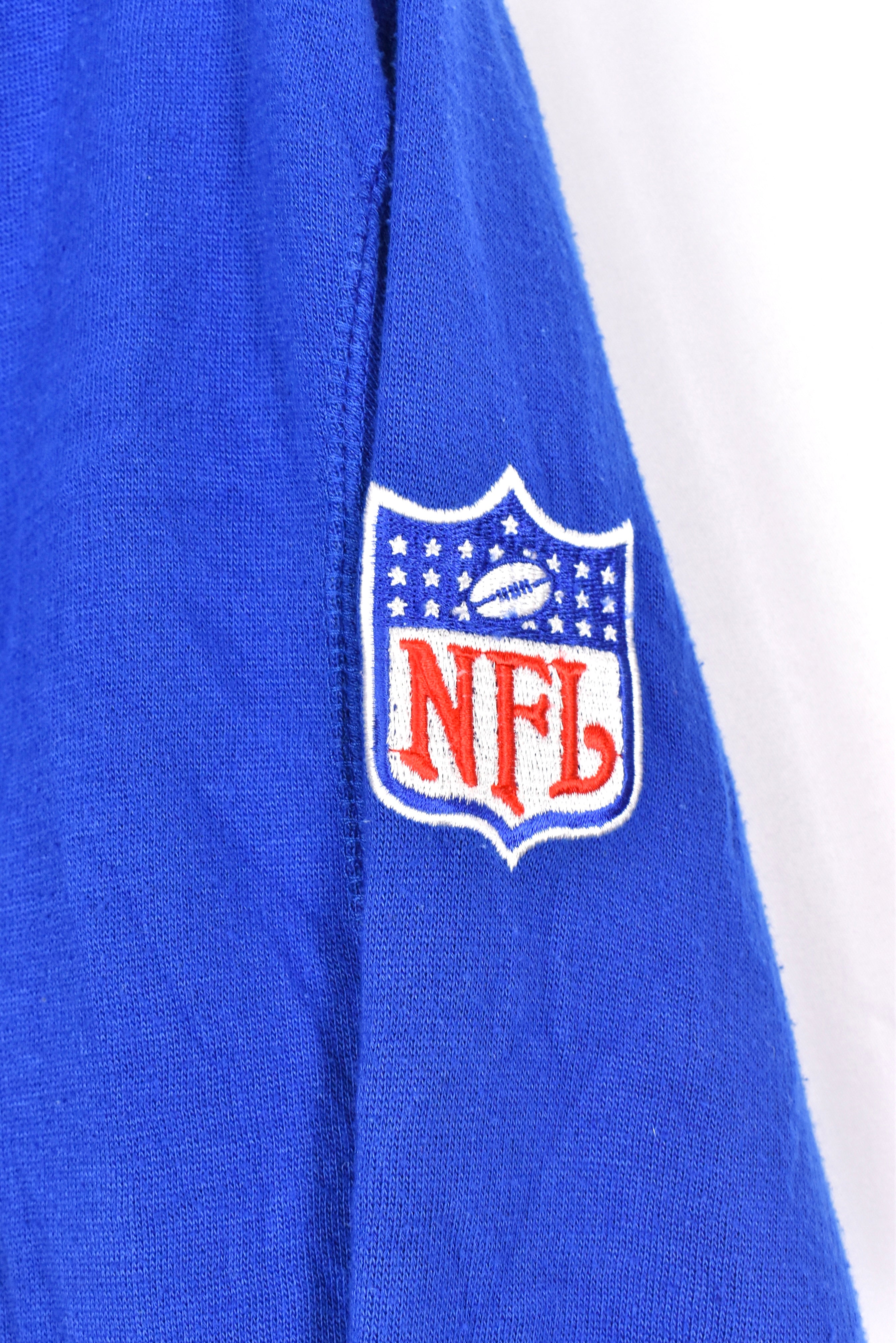 Vintage New York Giants hoodie, NFL blue embroidered sweatshirt - AU Large PRO SPORT