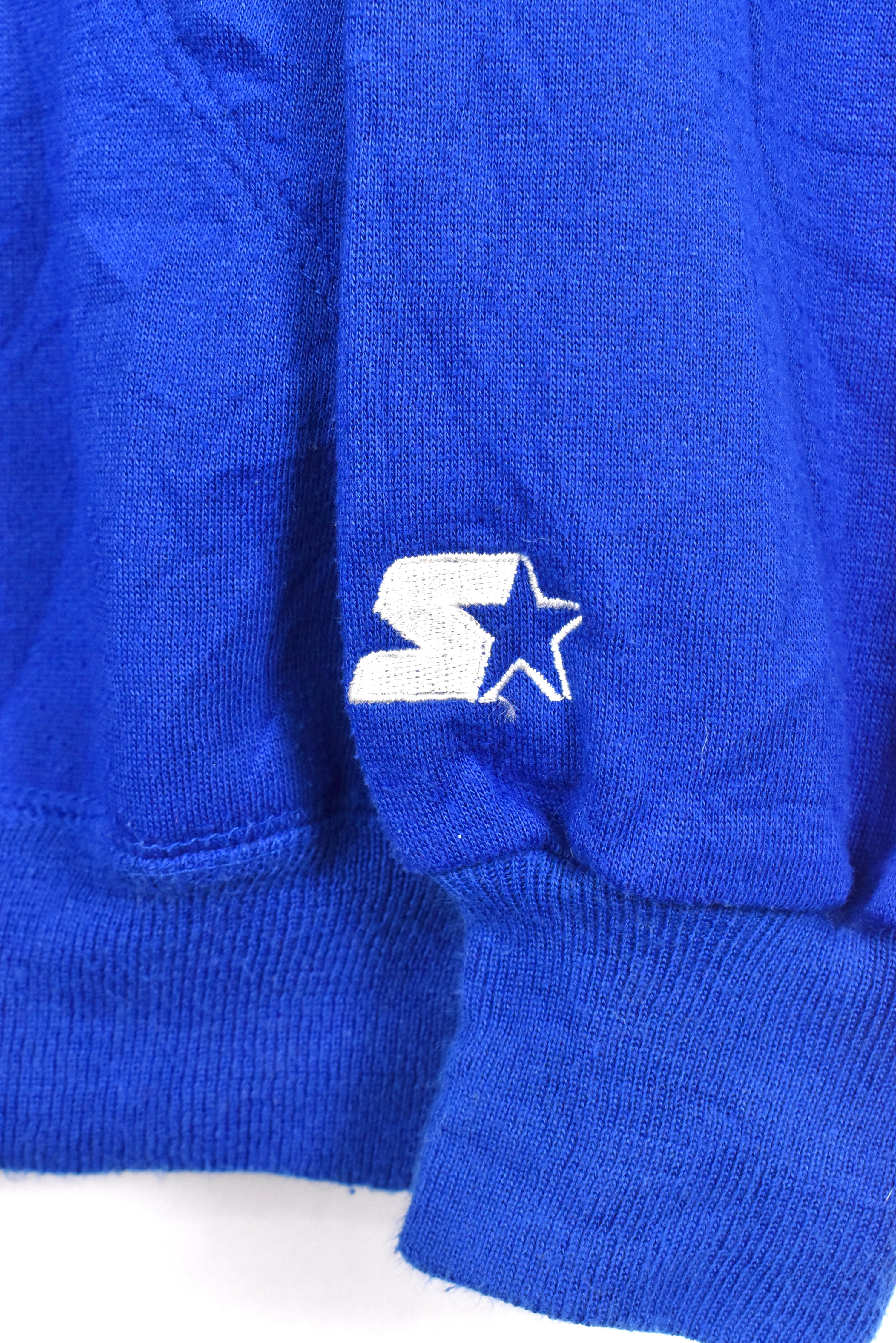Vintage New York Giants hoodie, NFL blue embroidered sweatshirt - AU Large PRO SPORT