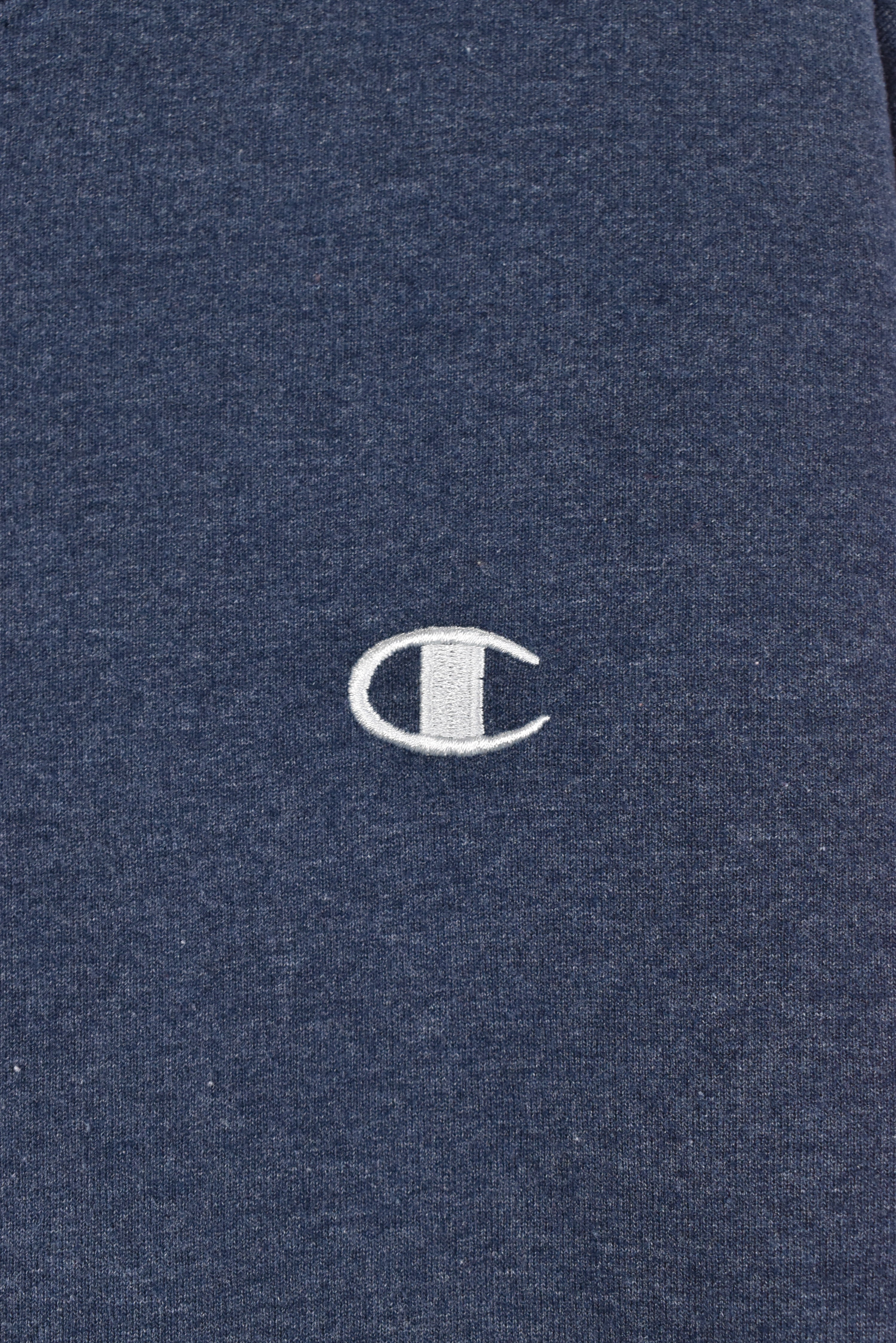Modern Champion hoodie, navy blue embroidered sweatshirt - AU XXL PRO SPORT