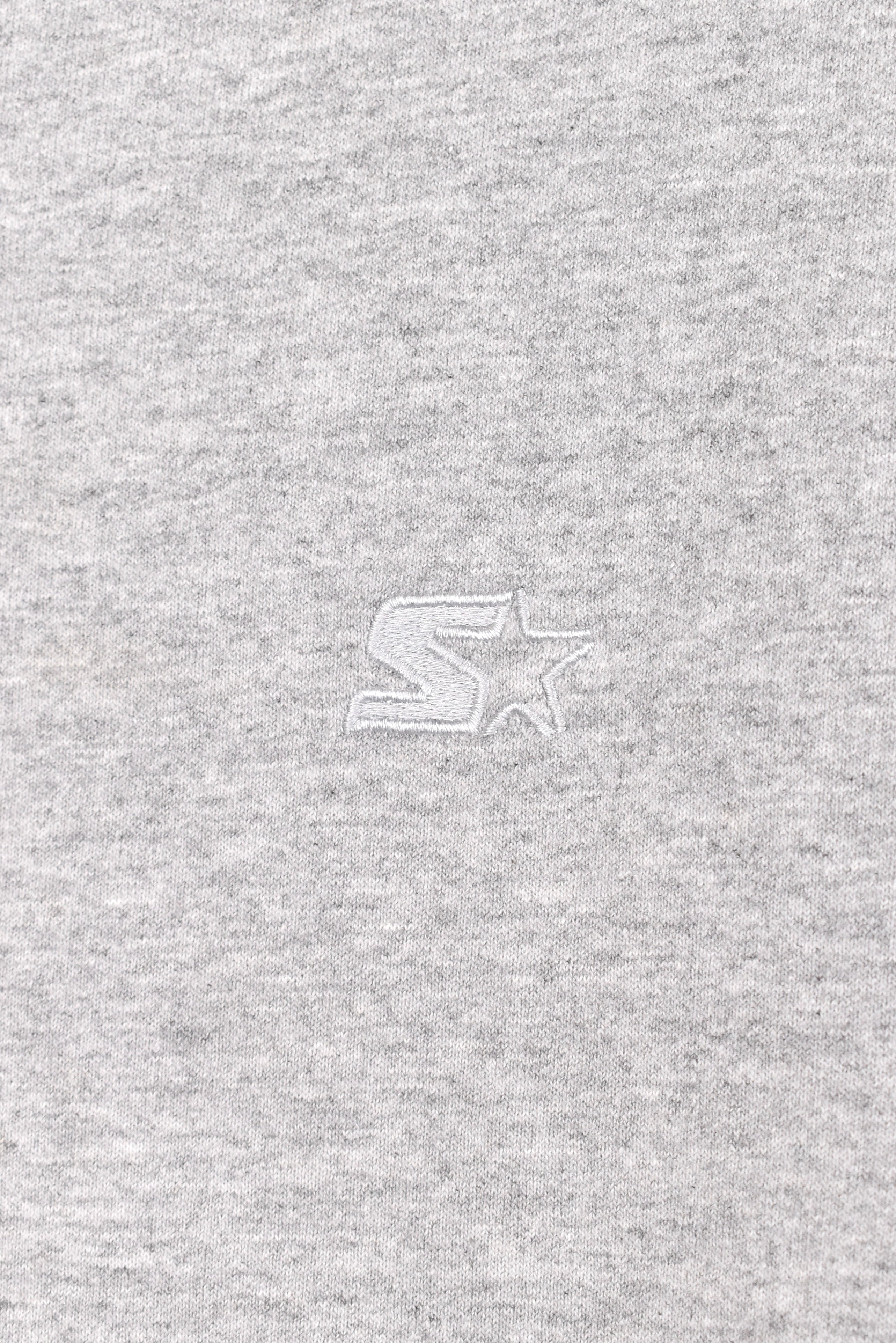 Vintage Starter sweatshirt, grey embroidered crewneck - AU XXL STARTER