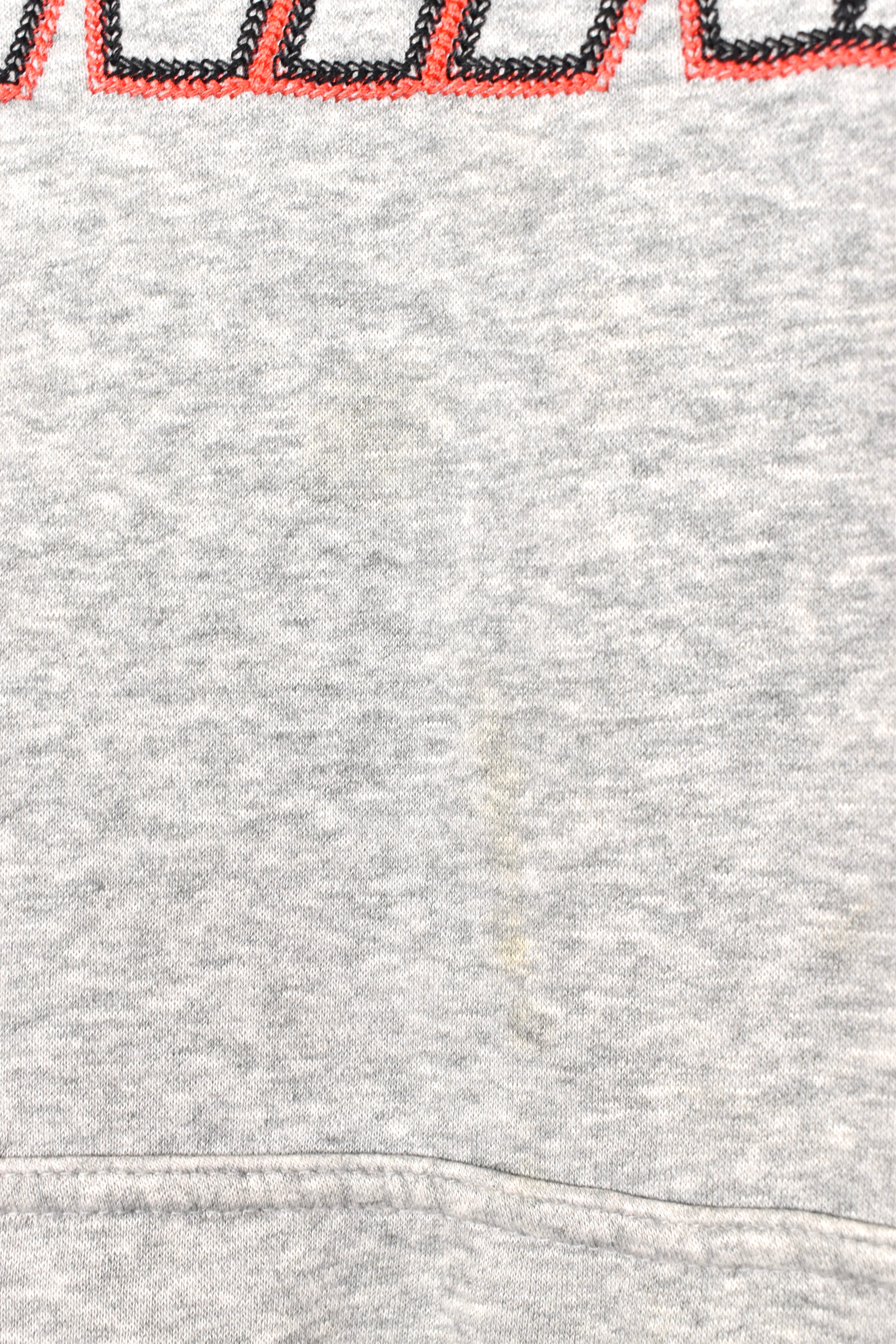 Vintage Nike hoodie, grey embroidered sweatshirt - AU Small NIKE