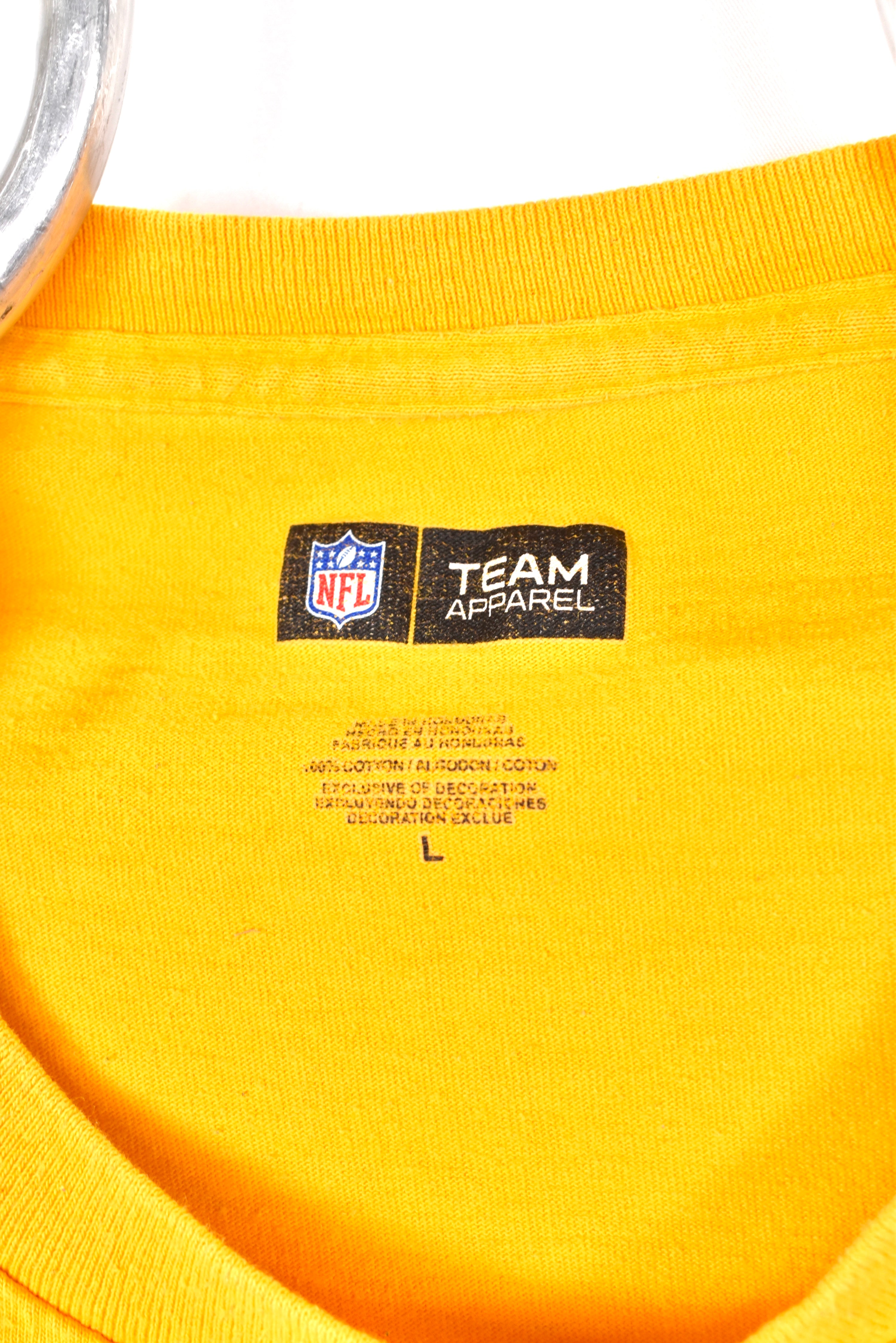Vintage Green Bay Packers shirt, NFL yellow graphic tee- AU Large PRO SPORT