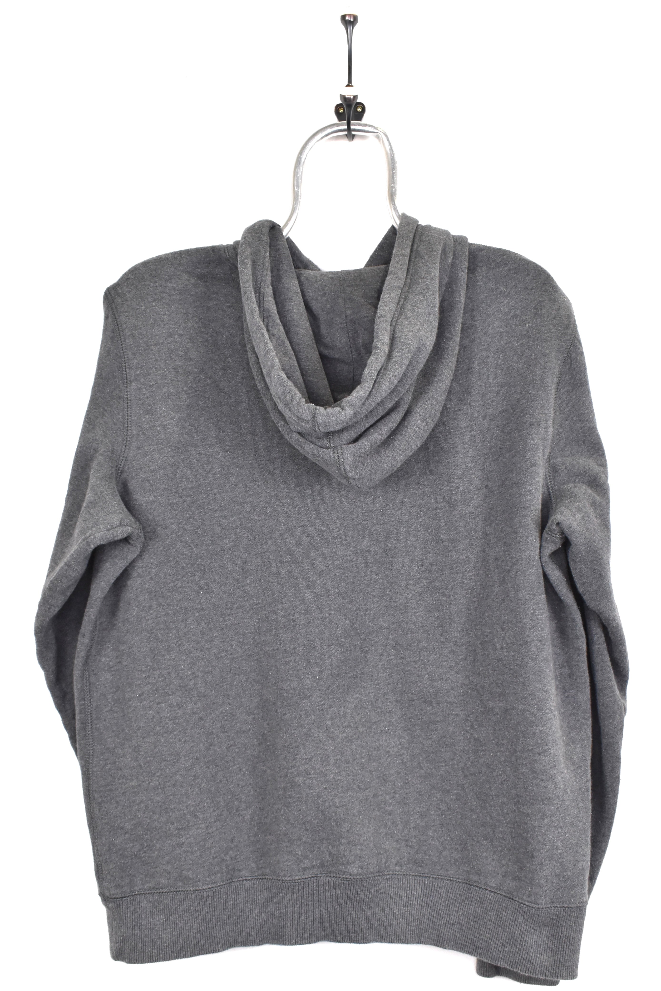 Vintage Nike hoodie, grey embroidered sweatshirt - AU Small NIKE