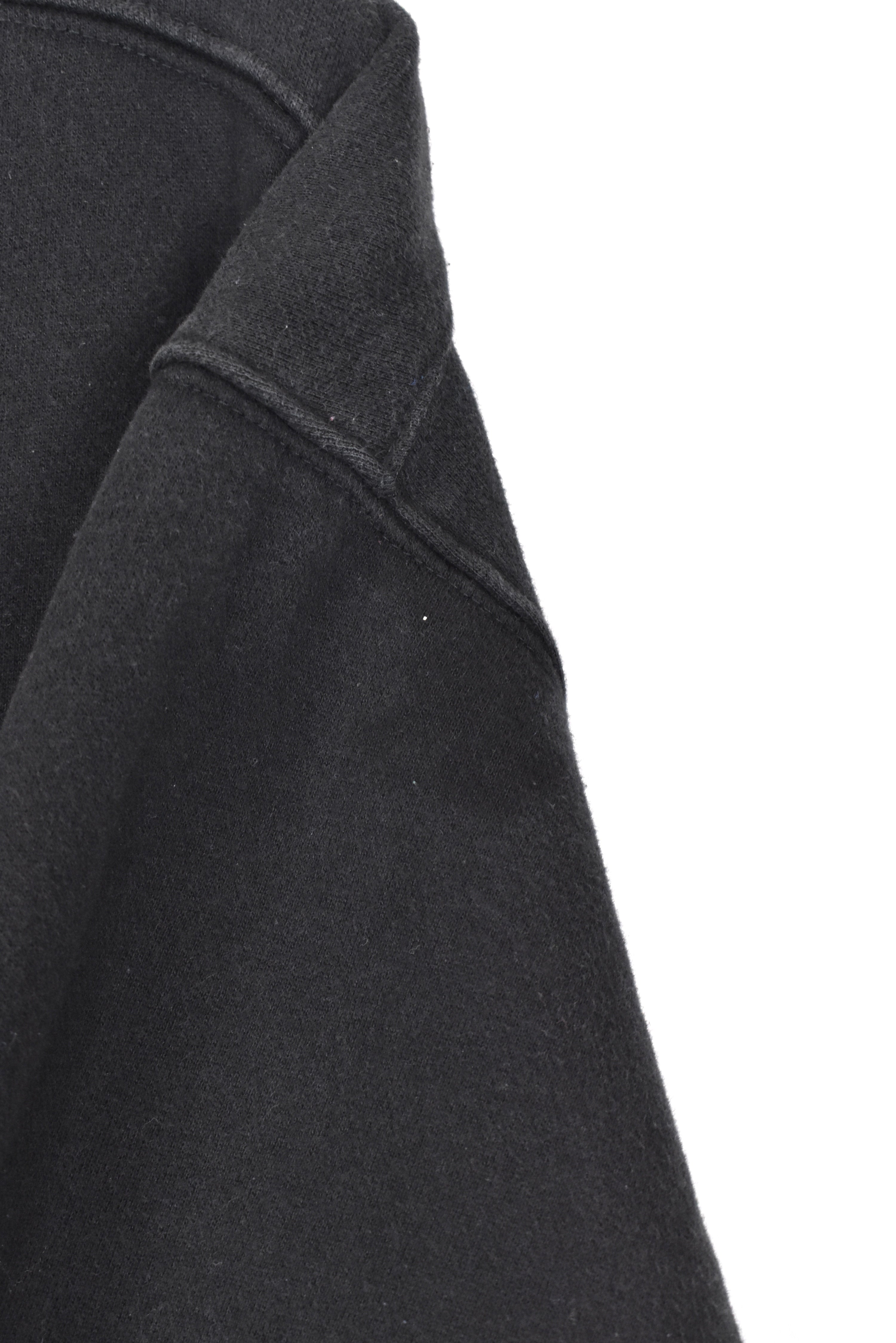 Vintage Columbia sweatshirt, black embroidered 1/4 zip jumper - AU Large COLUMBIA