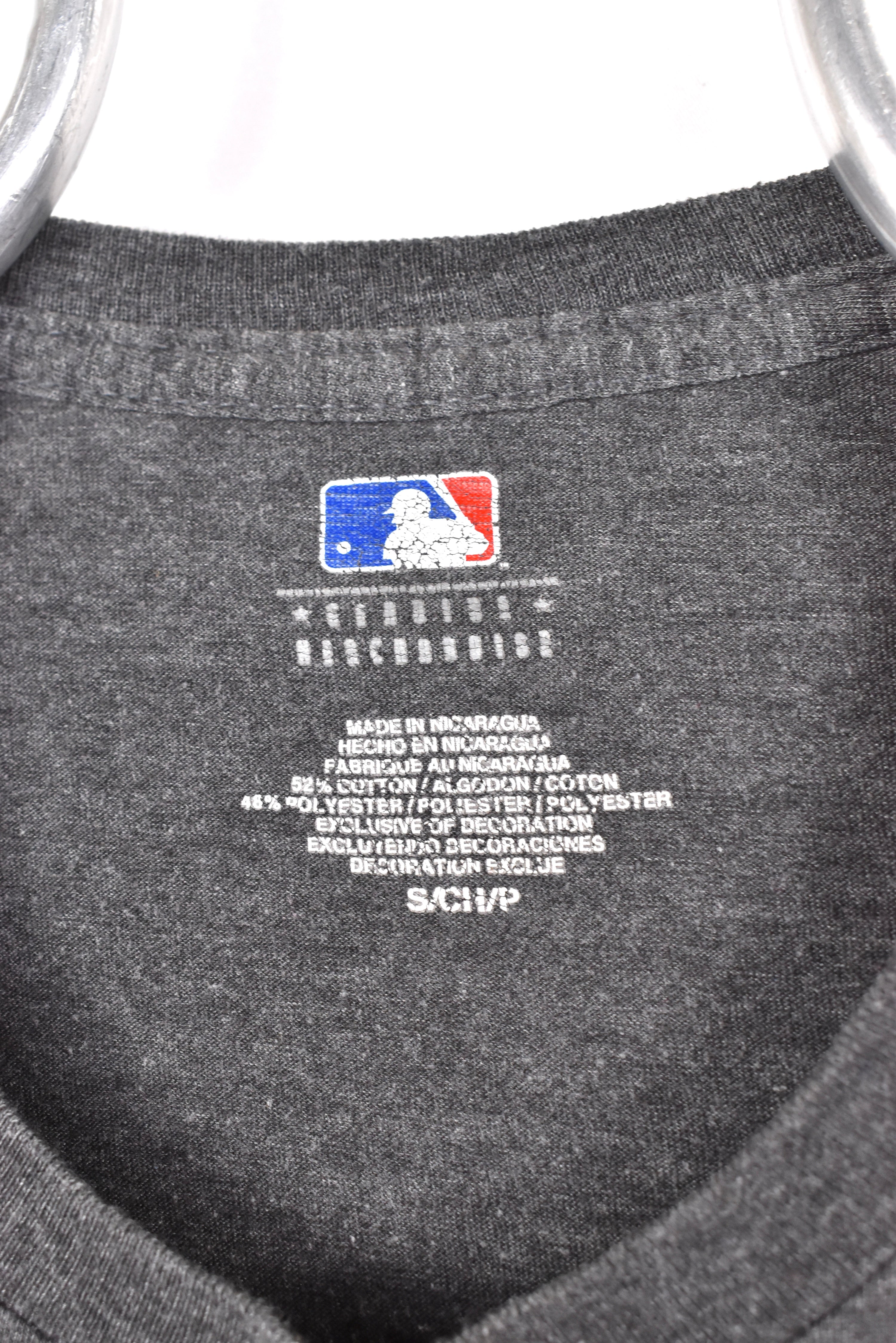Modern New York Yankees shirt, MLB grey graphic tee - AU Small PRO SPORT