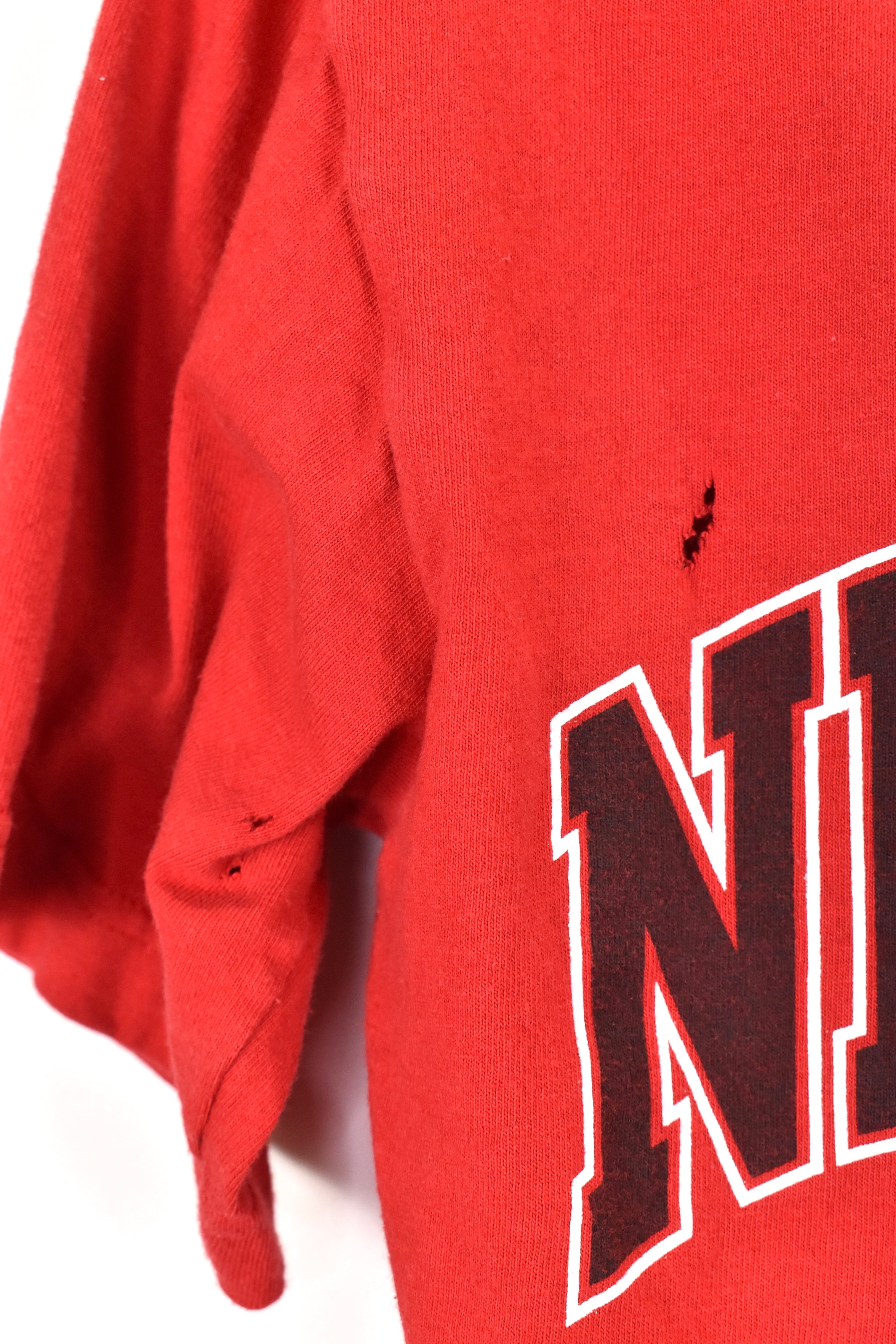 Modern Nebraska University shirt, red graphic tee - AU Small COLLEGE
