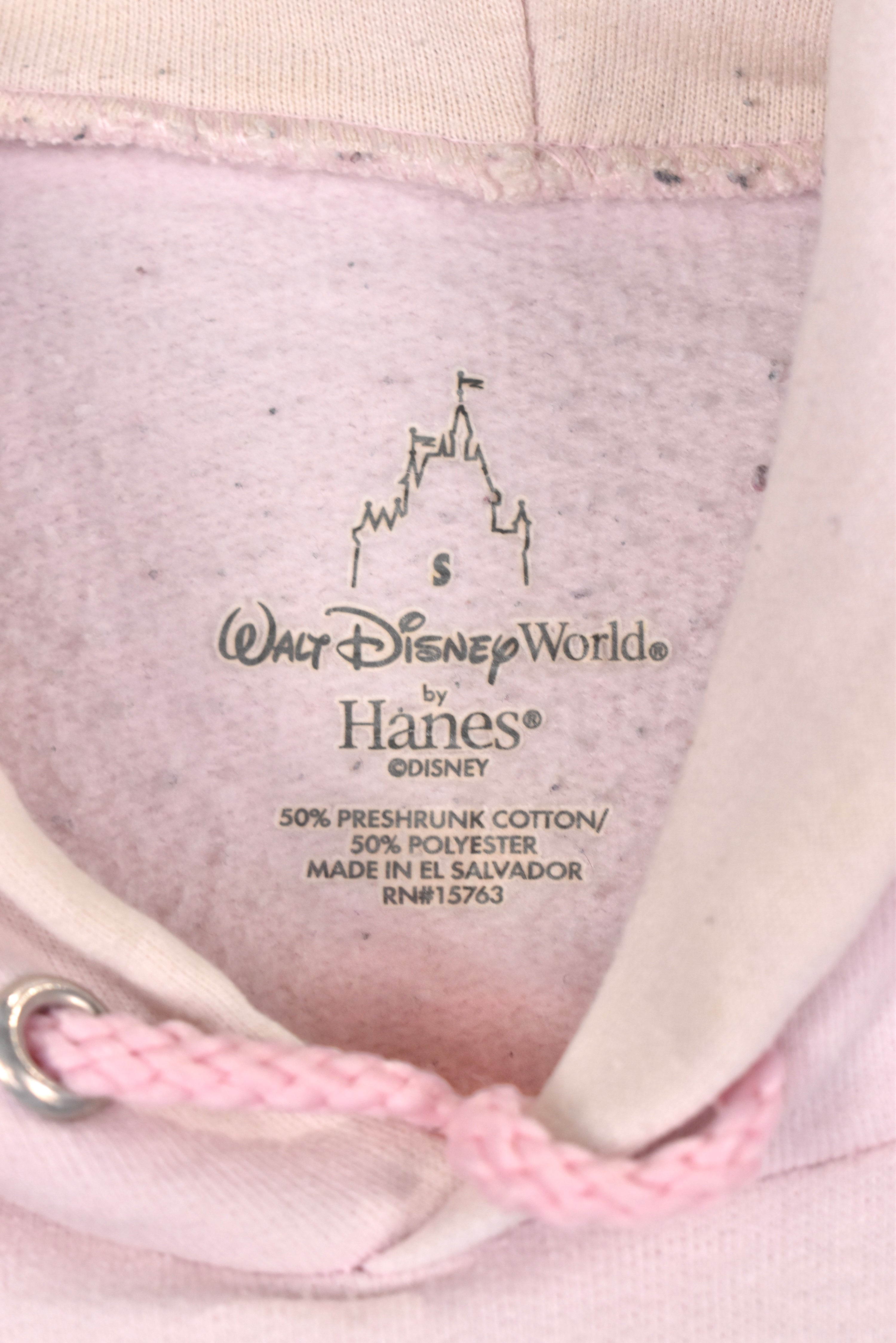 Women's vintage Mickey Mouse hoodie, Disney pink sweatshirt - AU Small DISNEY / CARTOON
