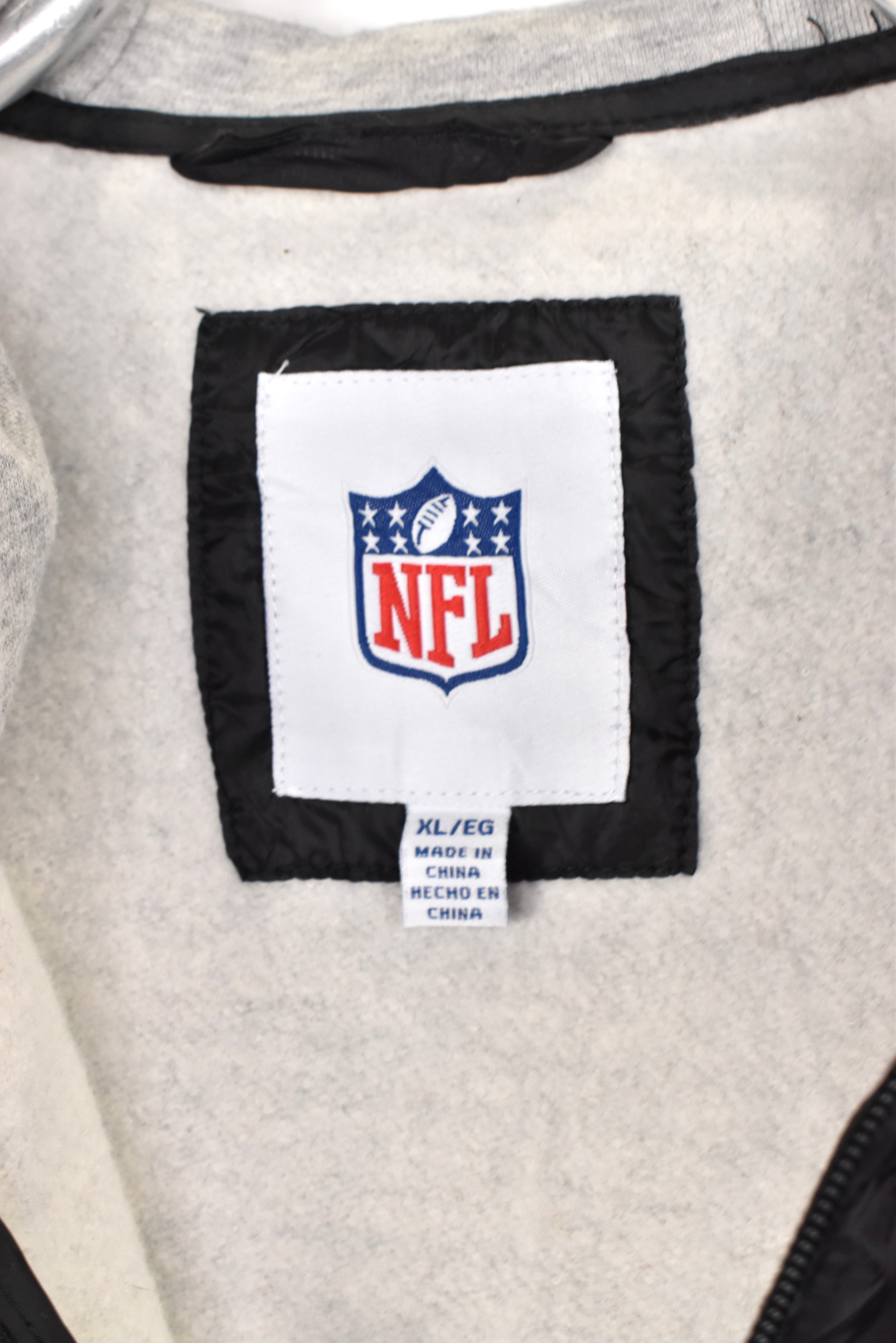 Modern Carolina Panthers hoodie, NFL grey embroidered sweatshirt - AU XL PRO SPORT