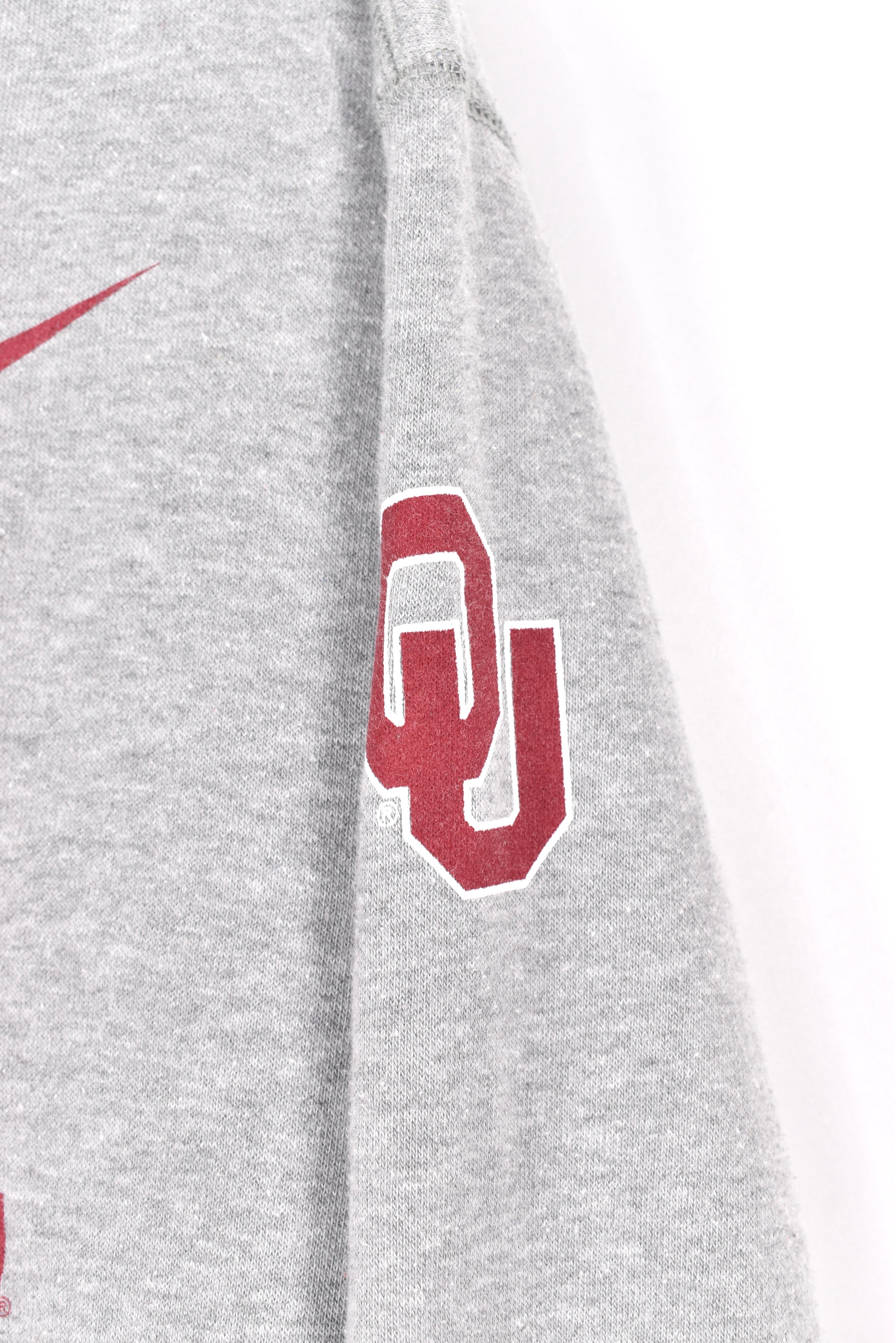 Vintage Ohio State University hoodie, grey graphic sweatshirt - AU Large COLLEGE
