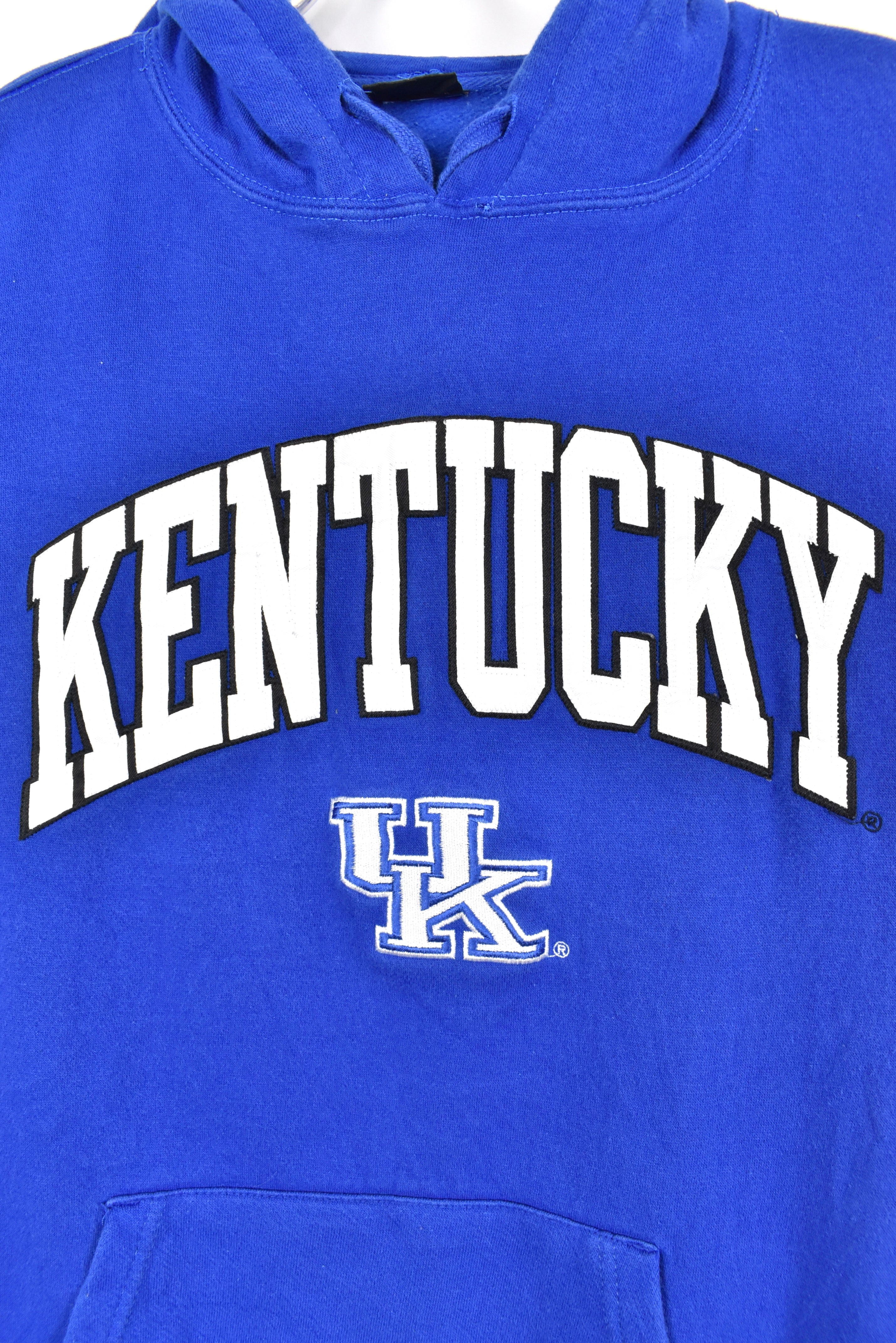 Vintage University of Kentucky hoodie, blue embroidered sweatshirt - AU XL COLLEGE