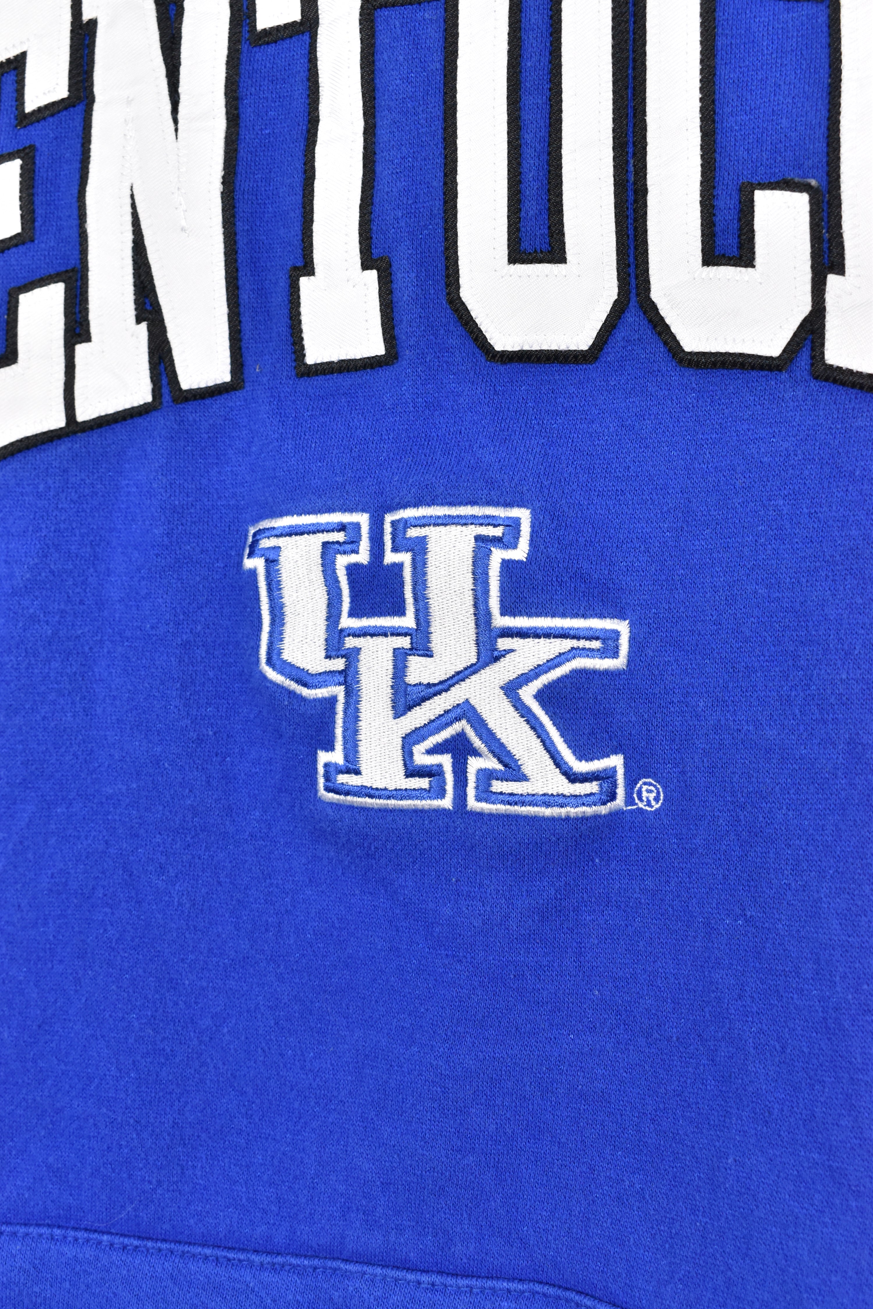 Vintage University of Kentucky hoodie, blue embroidered sweatshirt - AU XL COLLEGE
