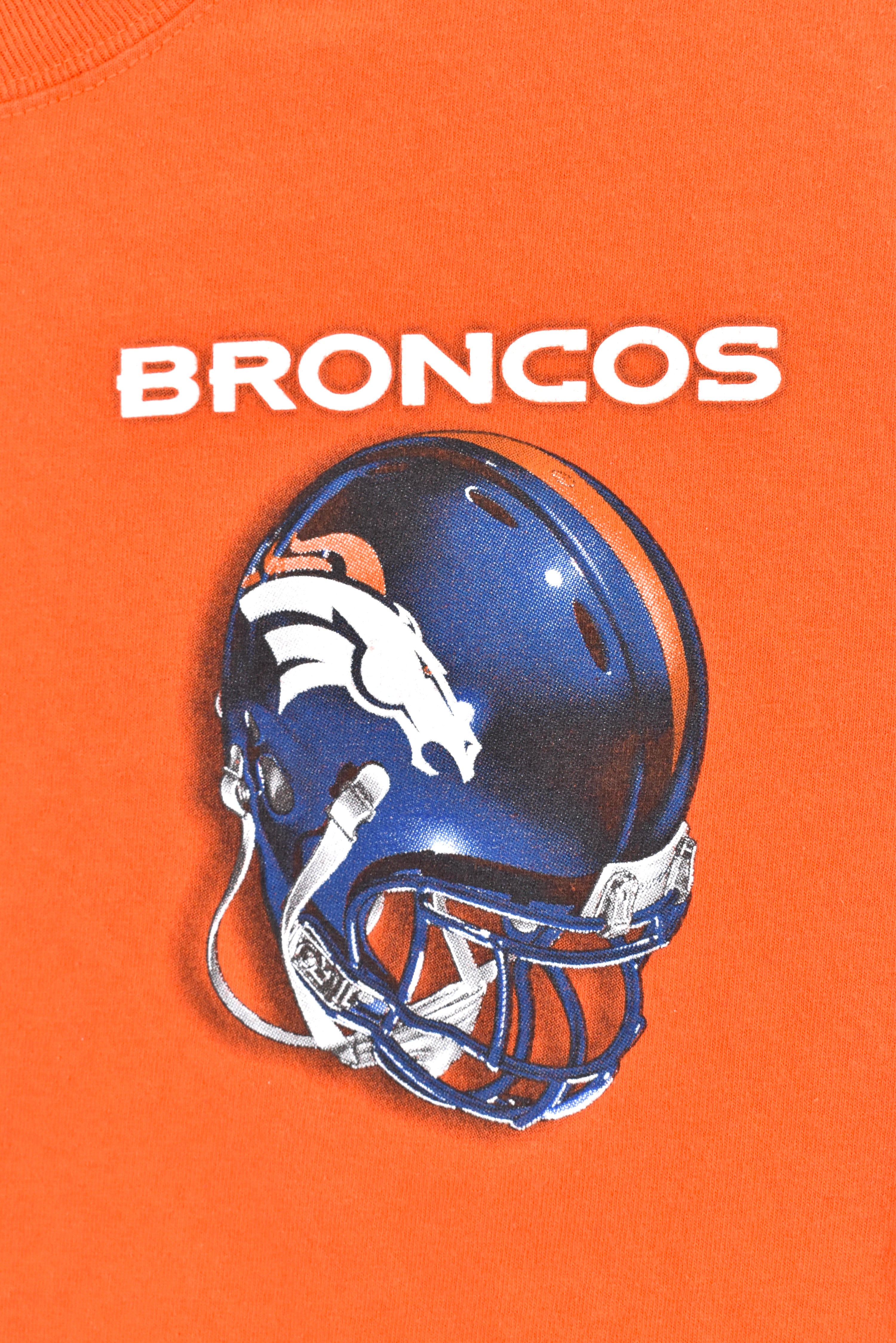 Modern Denver Broncos shirt, orange NFL graphic tee - AU Medium PRO SPORT