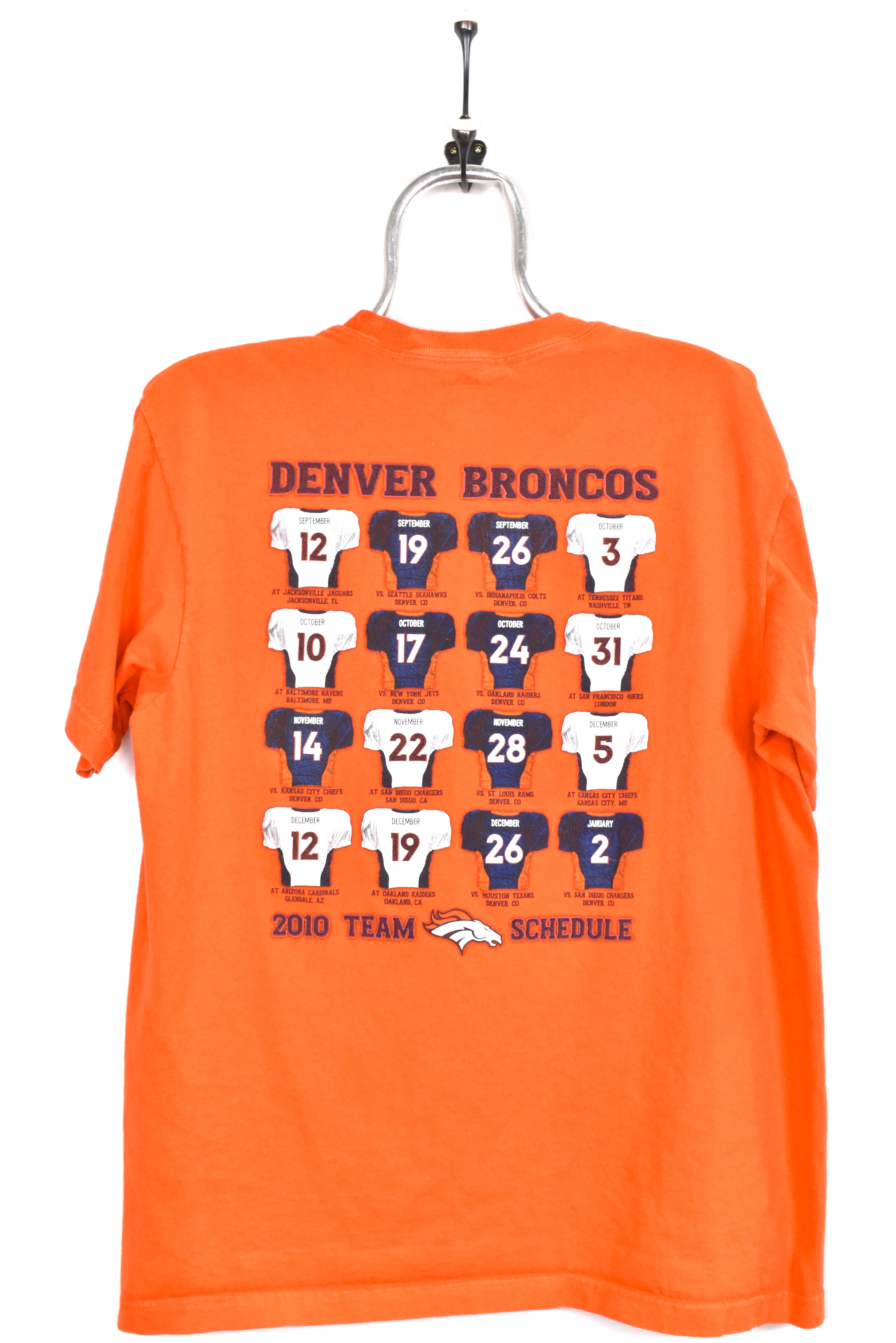 Modern Denver Broncos shirt, orange NFL graphic tee - AU Medium PRO SPORT