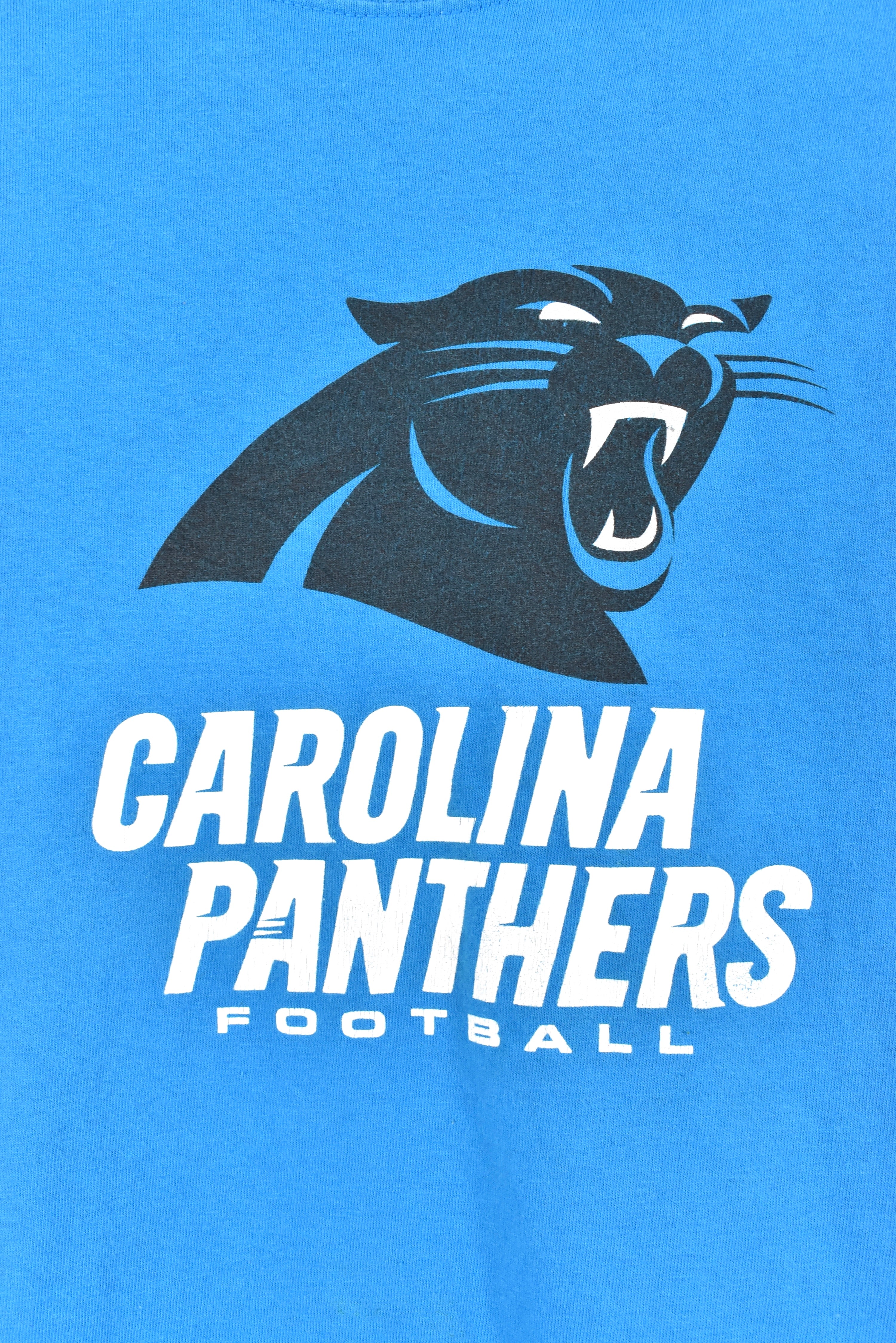 Vintage Carolina Panthers shirt, NFL blue graphic tee - AU Medium PRO SPORT