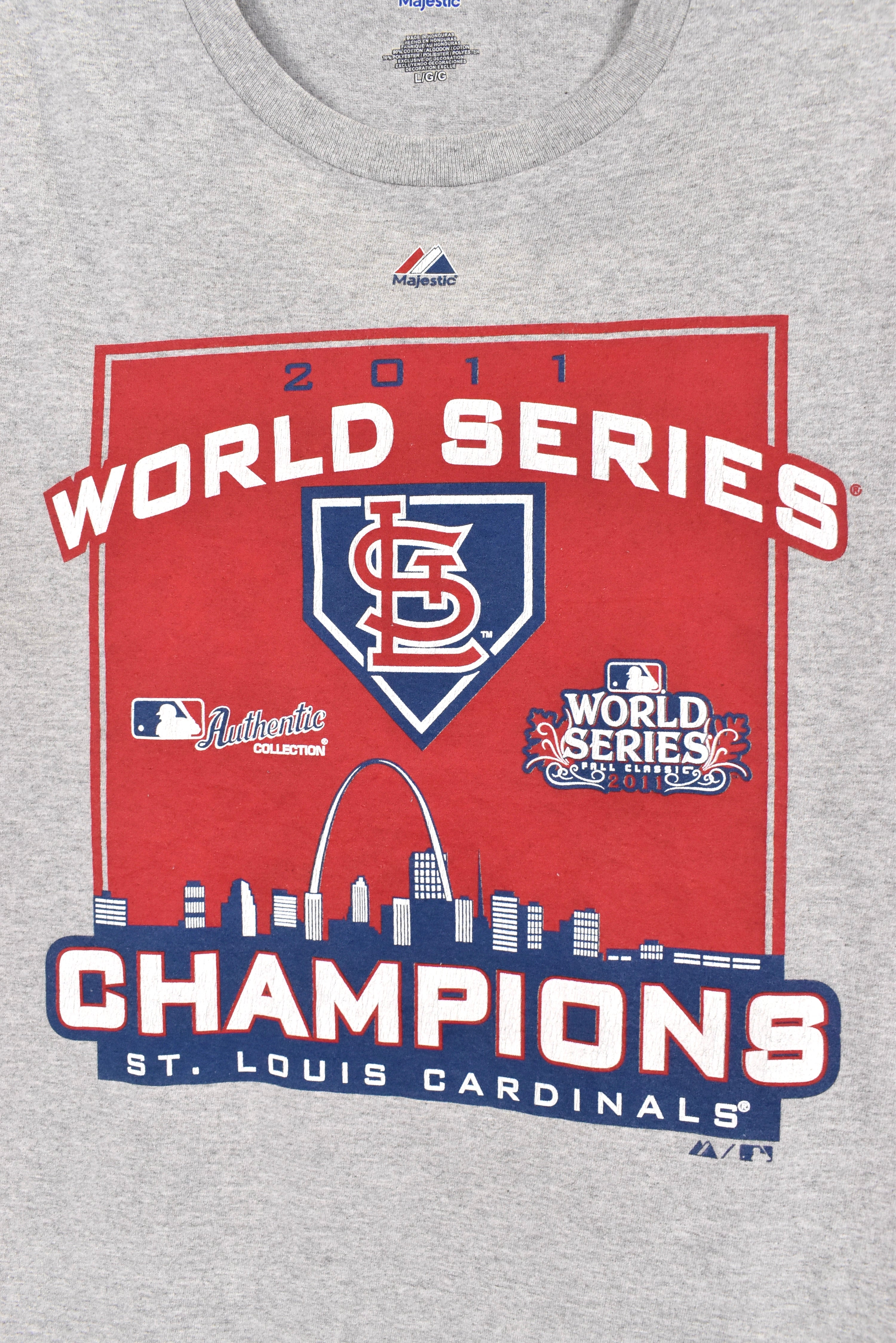 Modern World Series shirt, 2011 grey graphic tee - AU Large PRO SPORT