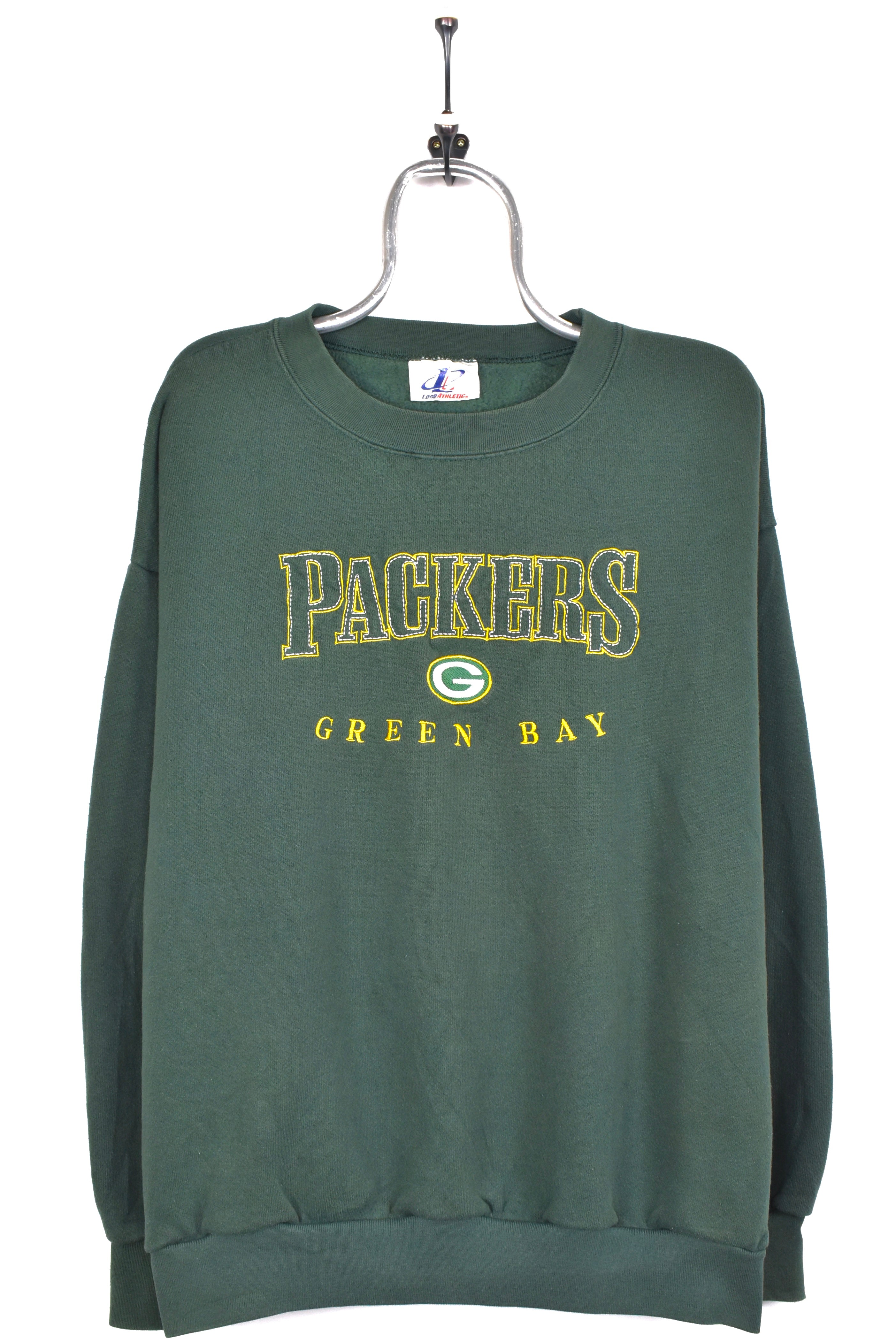 Vintage Green Bay Packers sweatshirt, NFL green embroidered crewneck - AU XL PRO SPORT
