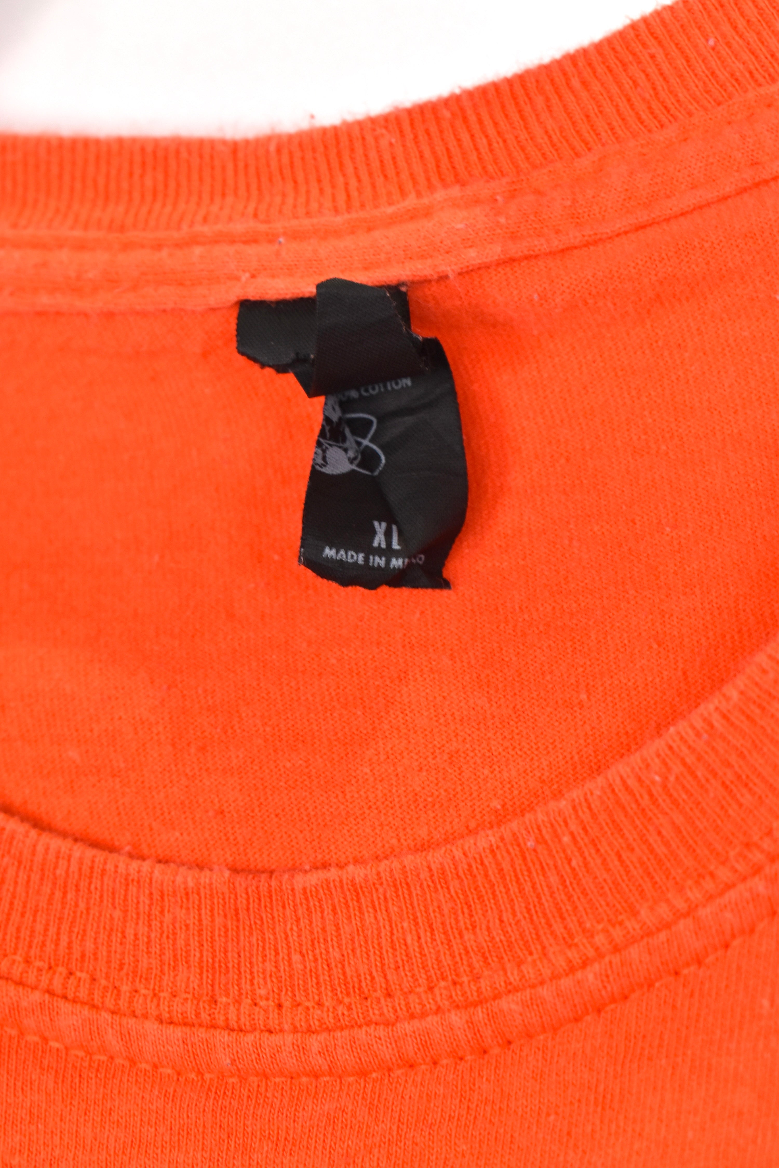 Modern Auburn University shirt, orange graphic tee - AU Large COLLEGE