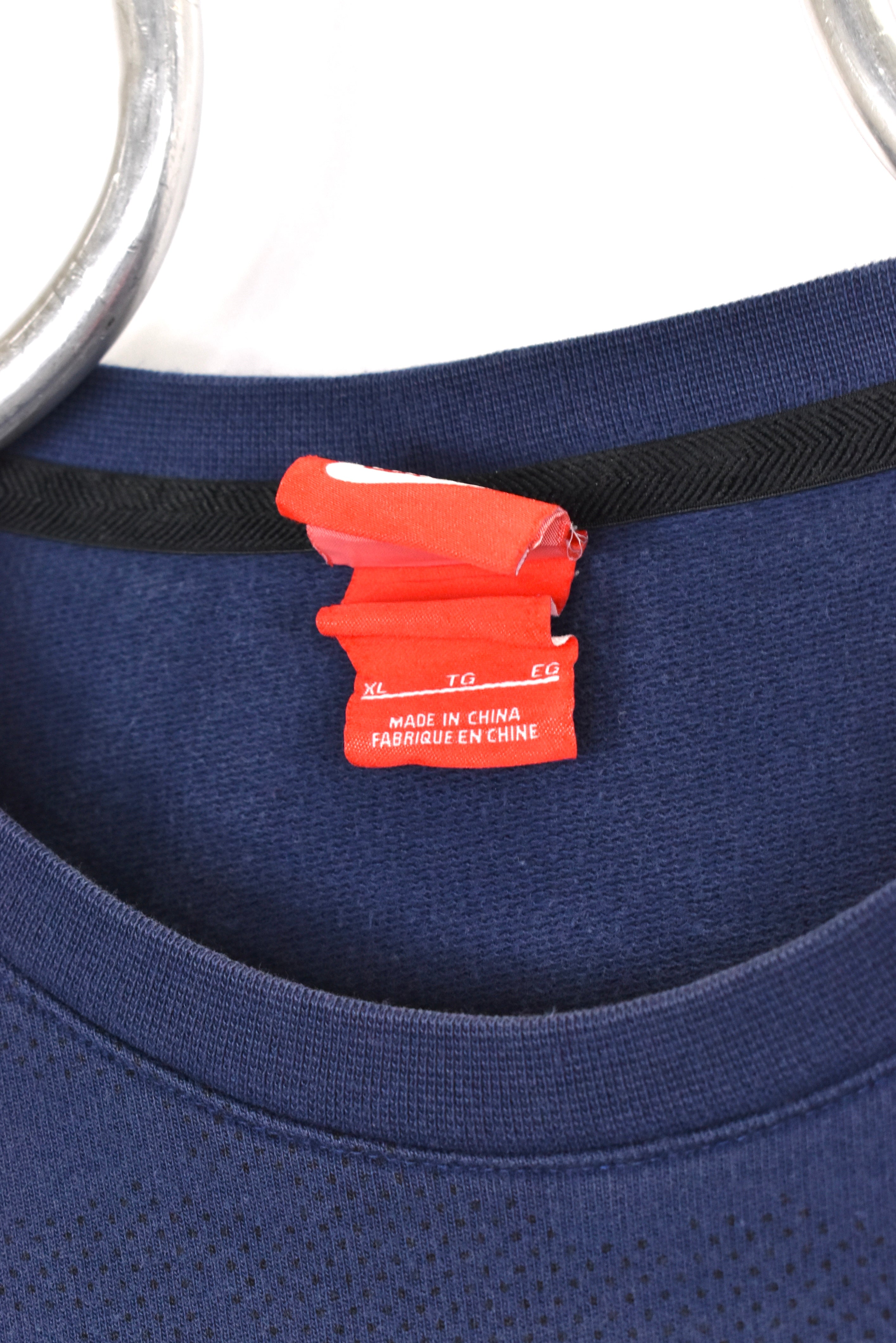 Vintage Nike tennis sweatshirt, navy blue graphic crewneck - AU Large NIKE