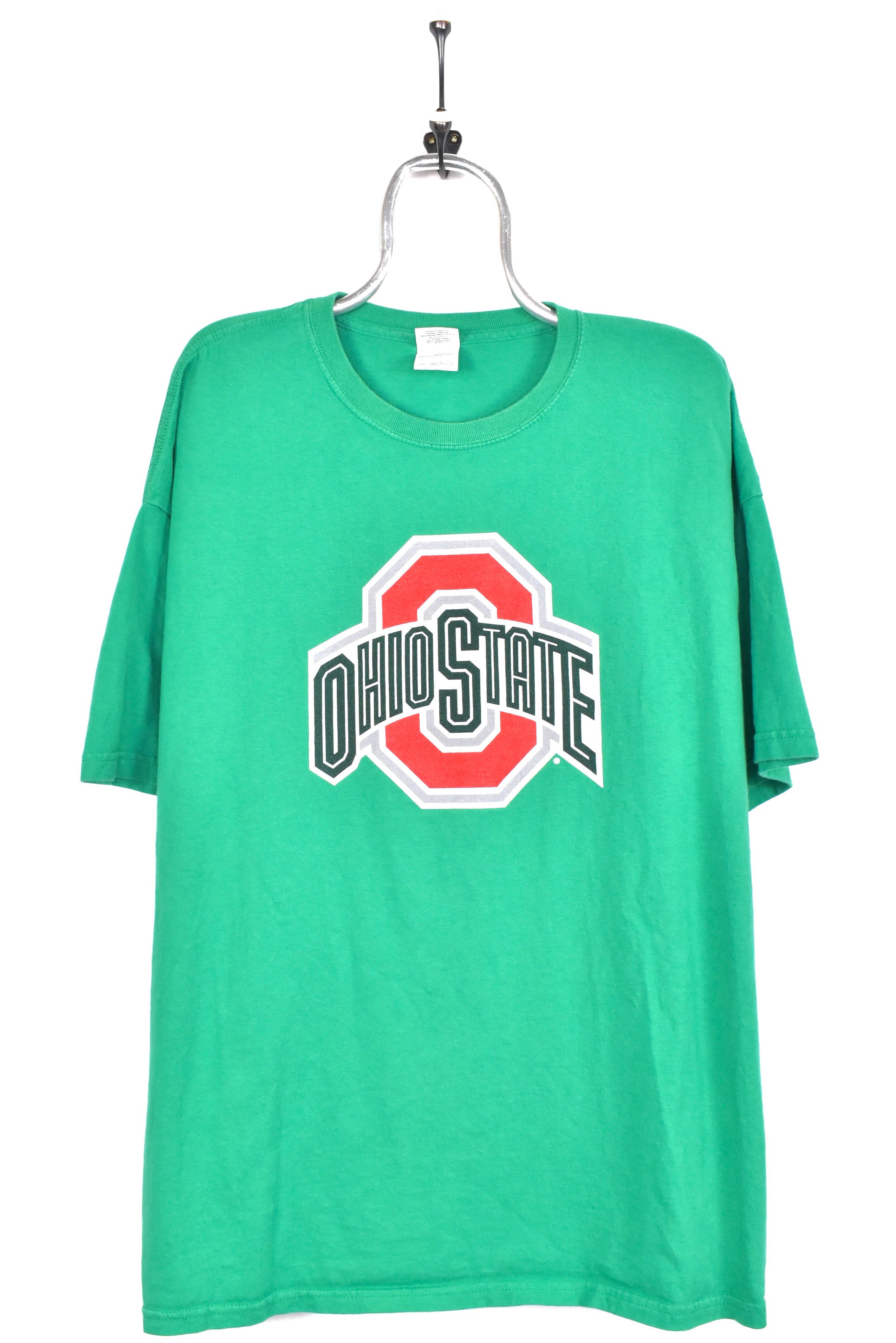 Vintage Ohio State University shirt, green graphic tee - AU XXL COLLEGE