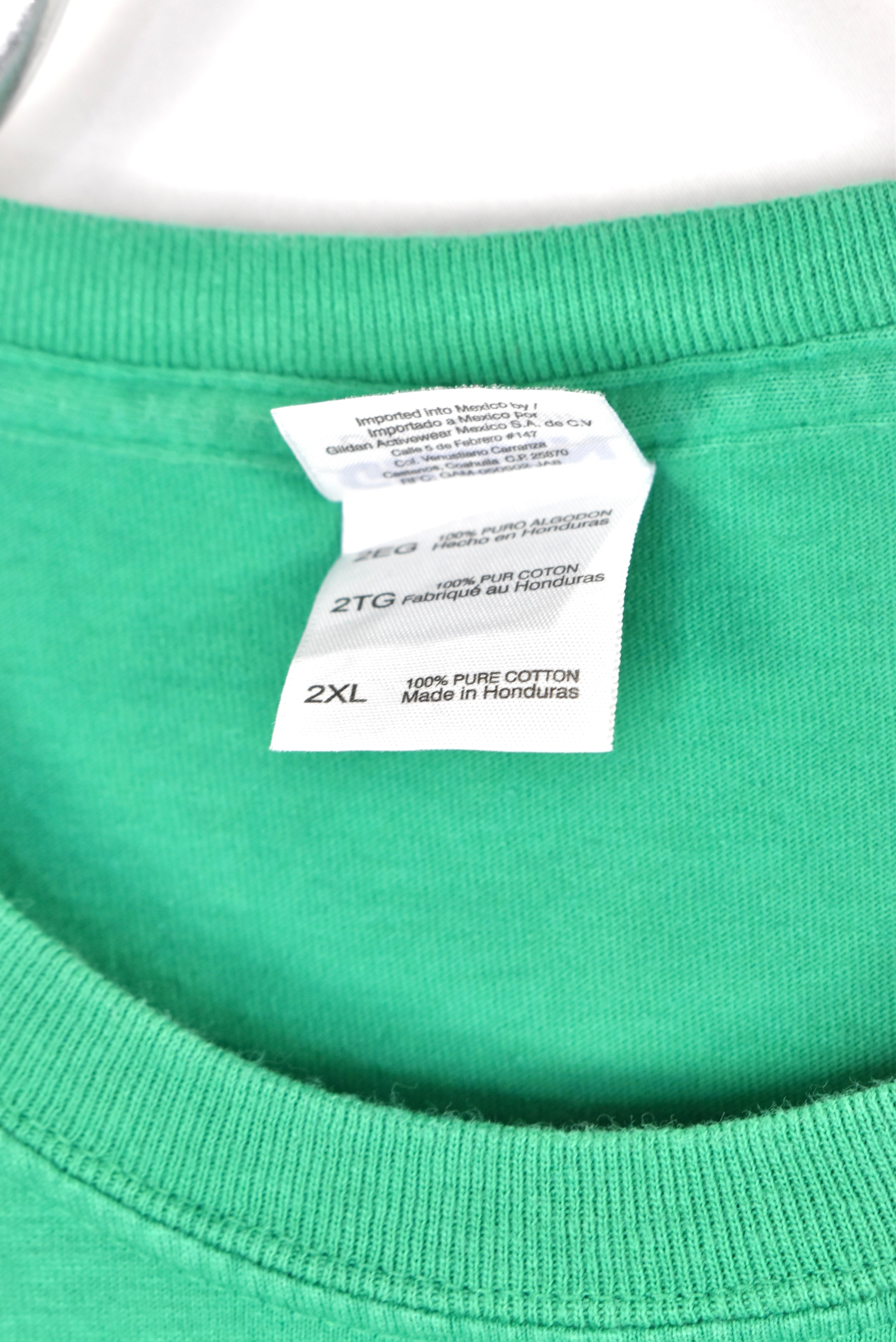 Vintage Ohio State University shirt, green graphic tee - AU XXL COLLEGE