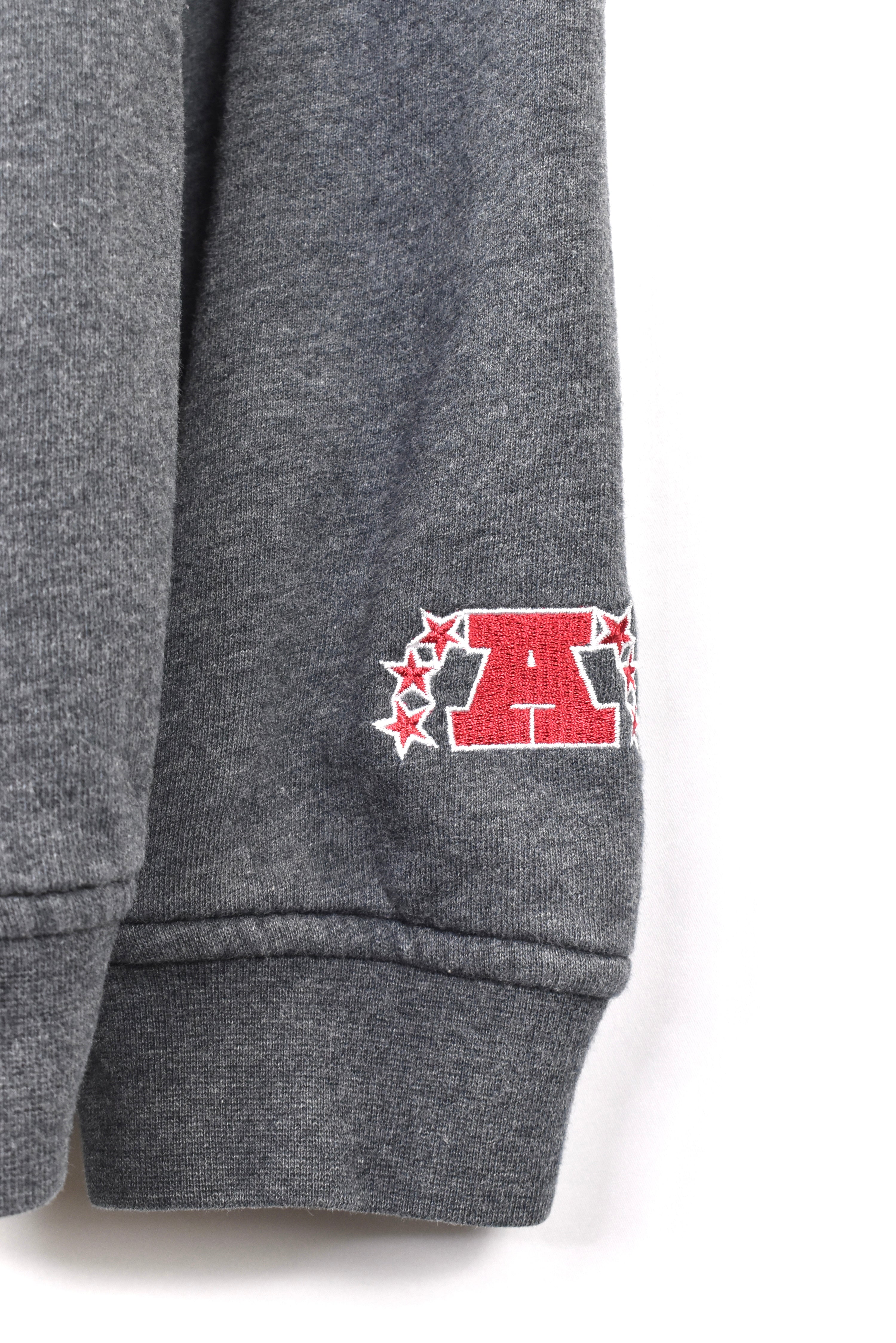 Vintage Pittsburgh Steelers hoodie, NFL grey embroidered heavy sweatshirt - AU XL PRO SPORT