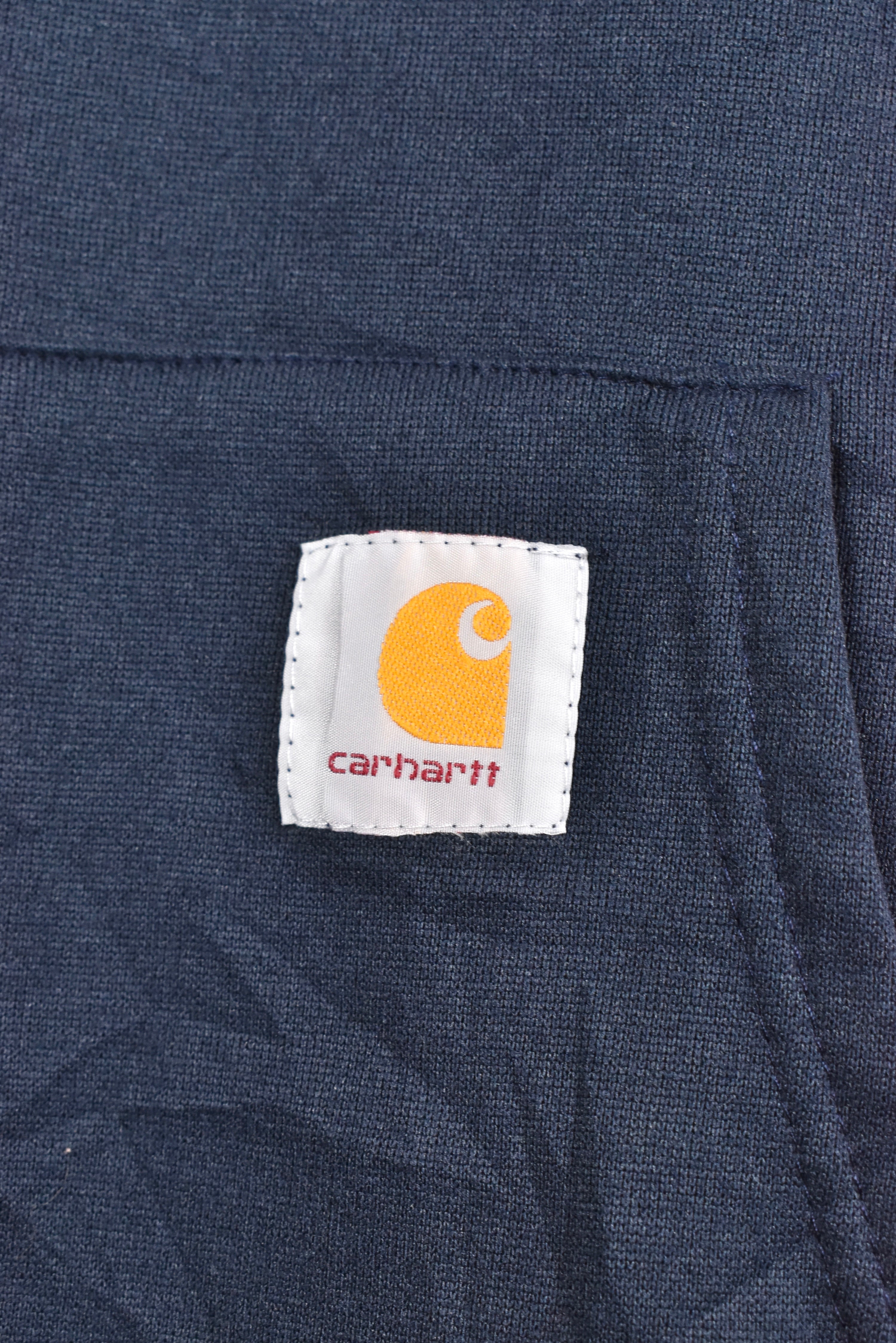 Modern Carhartt hoodie, navy blue graphic sweatshirt - AU XL CARHARTT