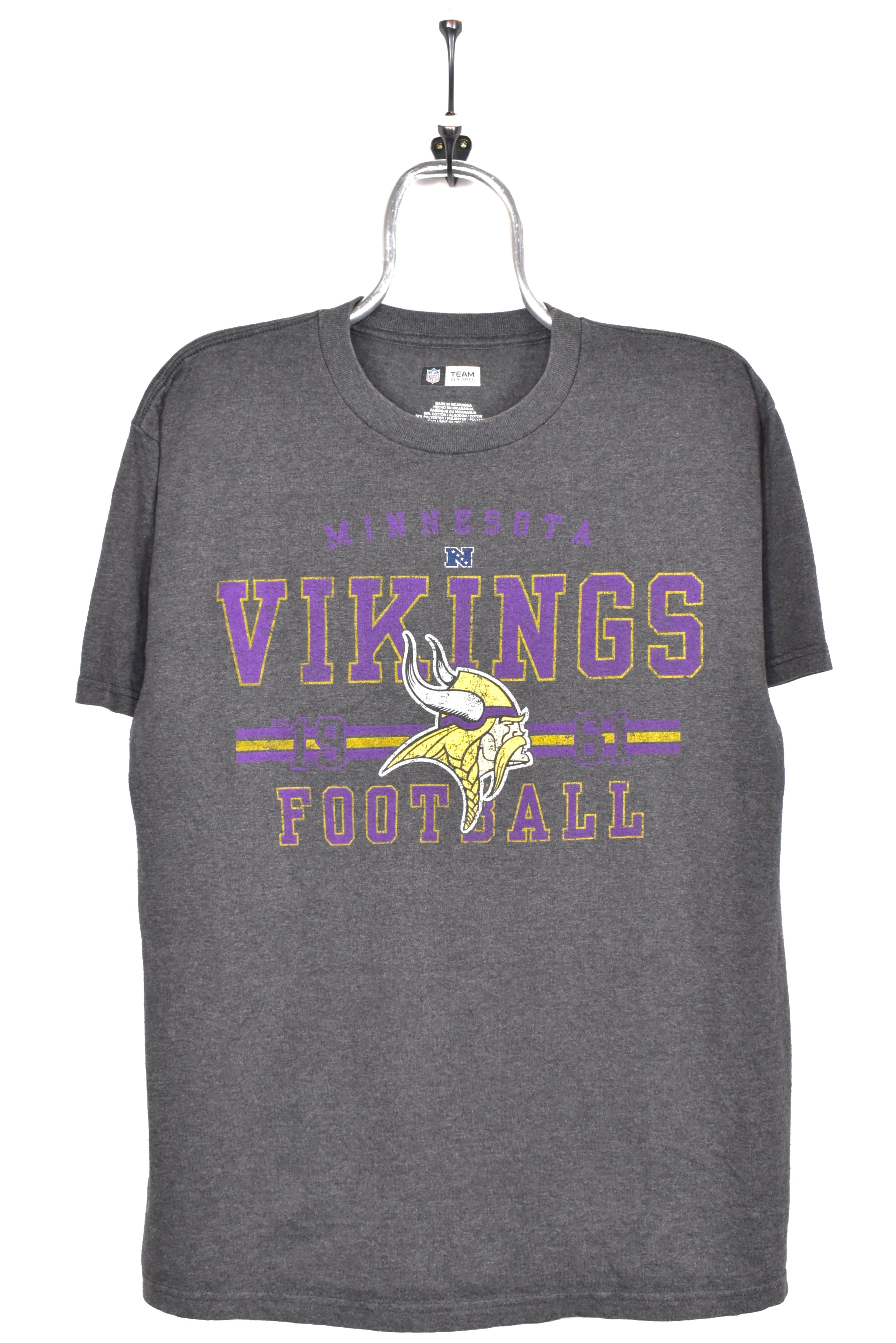 Vintage Minnesota Vikings shirt, NFL grey graphic tee - AU Medium PRO SPORT