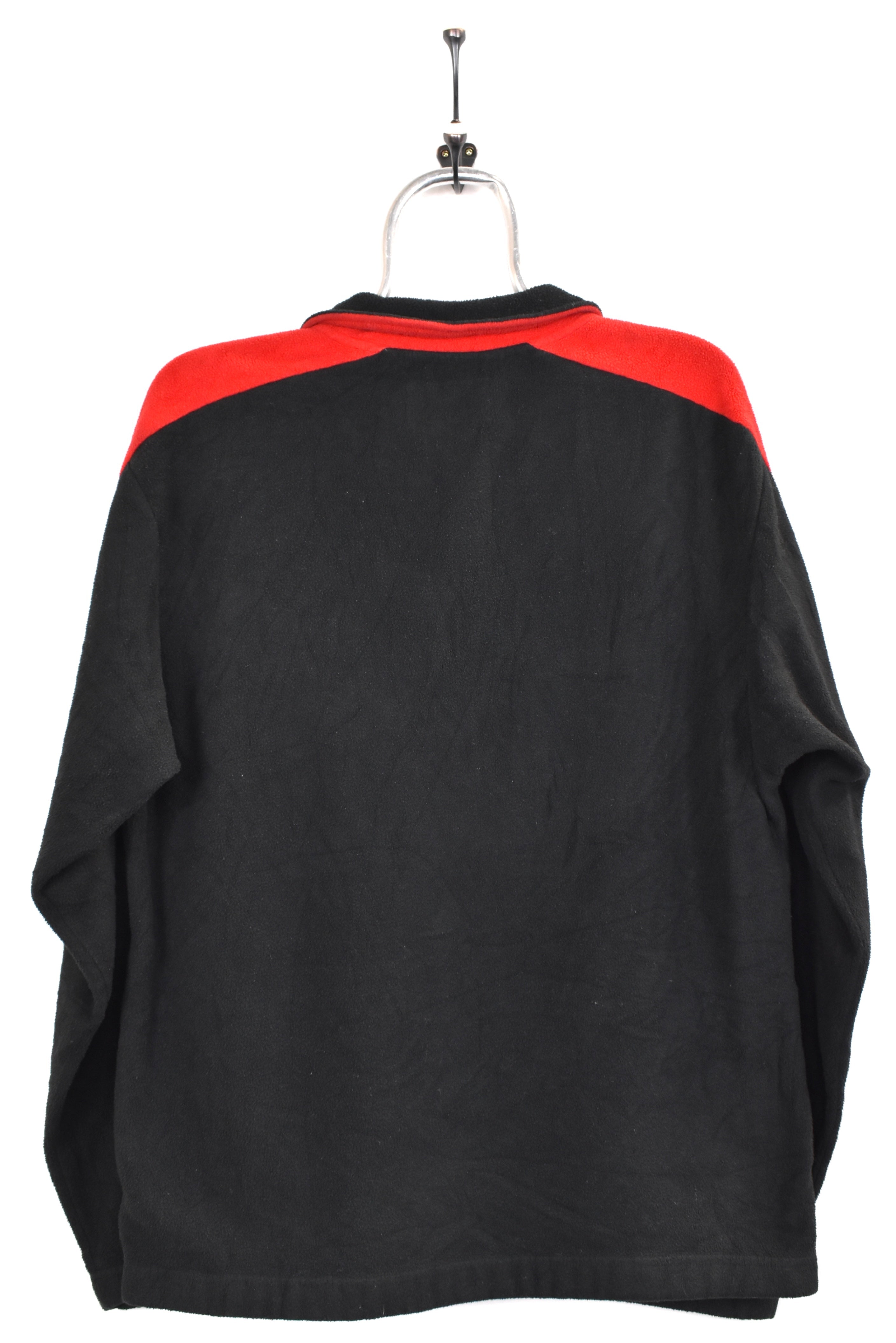 Vintage Chicago Blackhawks fleece, NHL black 1/4 zip sweatshirt - AU Medium PRO SPORT